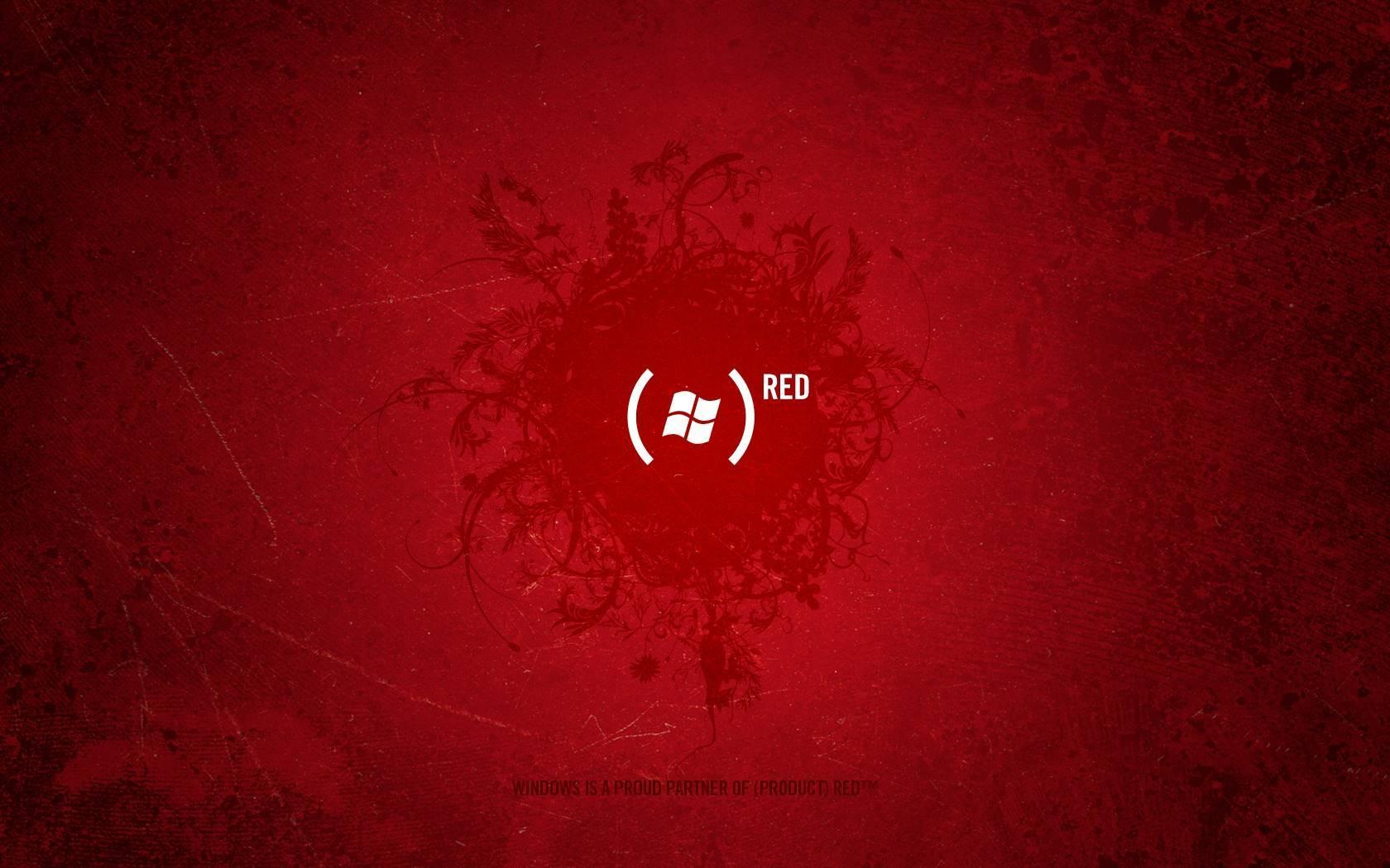 1680x1050 Windows Vista Product Red Wallpaper