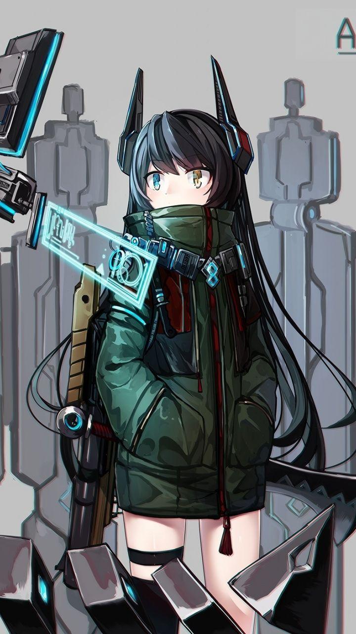 720x1280 Anime Kawaii Gamer Girl Wallpaper