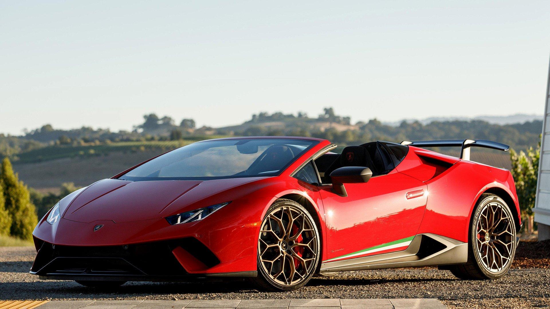 1920x1080 Lamborghini Huracan Performante Spyder HD Wallpaper