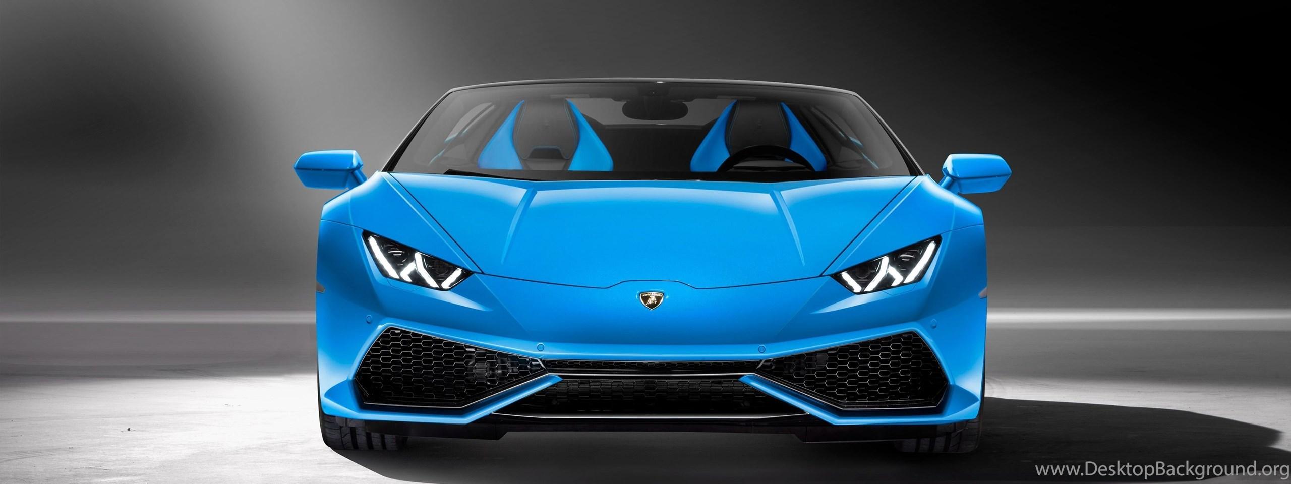 2560x960 Lamborghini Huracan LP 610 4 Spyder Wallpaper Desktop Background