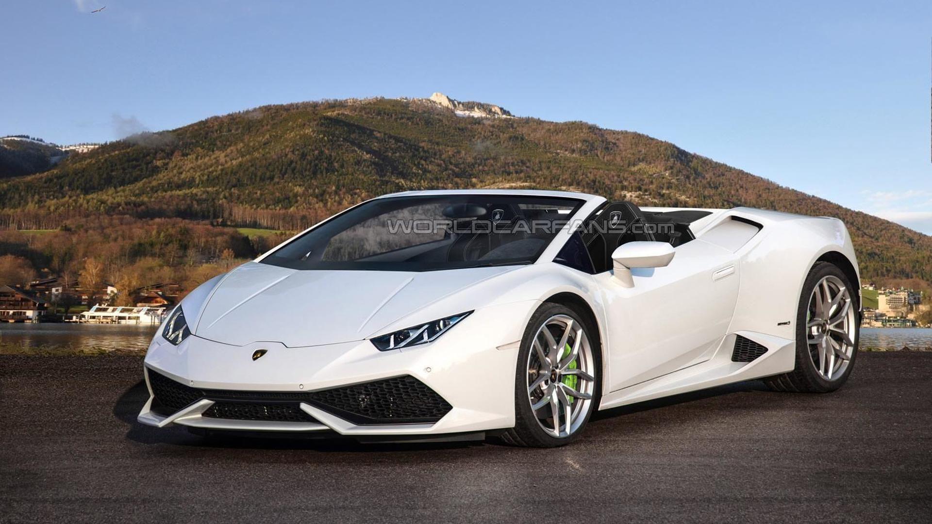 1920x1080 Lamborghini Huracan Spyder speculatively rendered