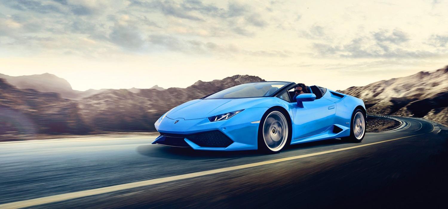 1500x700 Lamborghini Huracan Spyder Blue