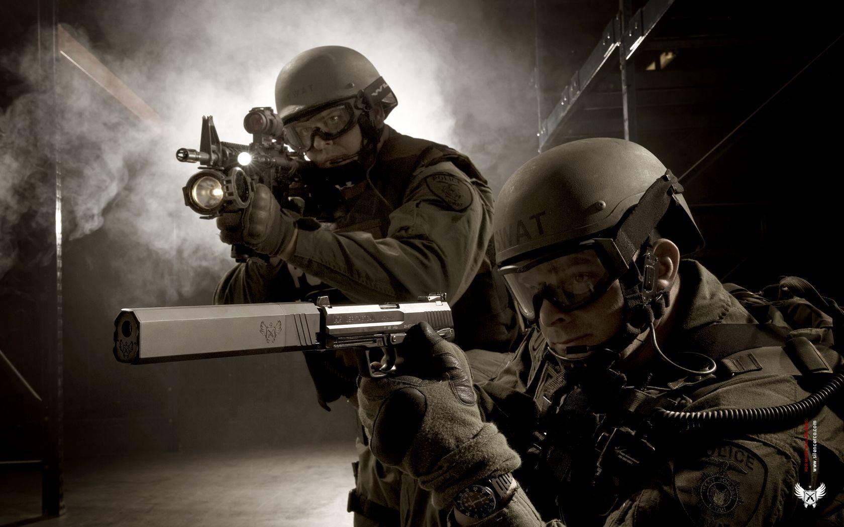 1680x1050 SWAT HD Background