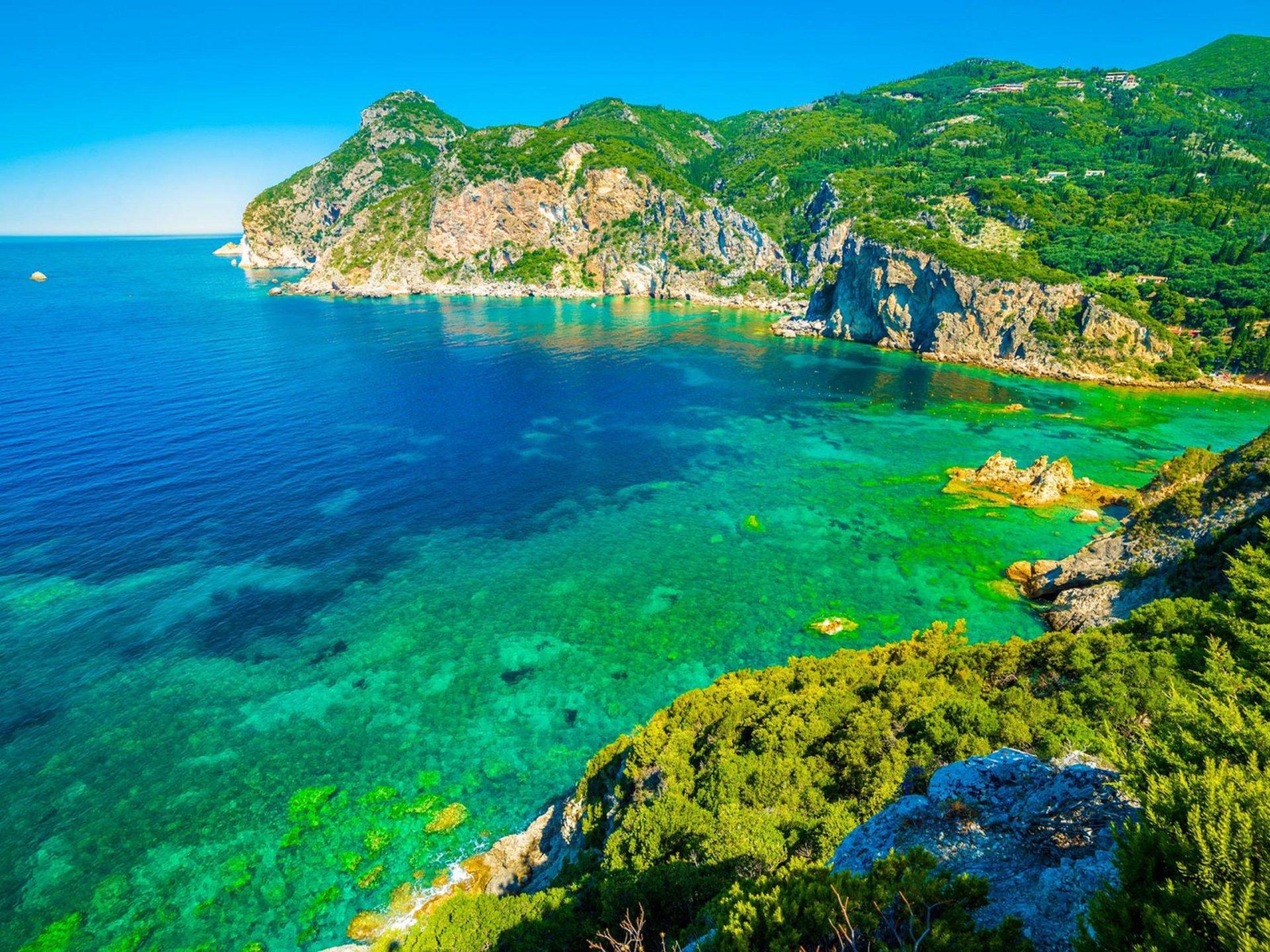 1920x1440 Corfu Or Kerkira Island In Ionian Sea In Greece Landscape Photography :