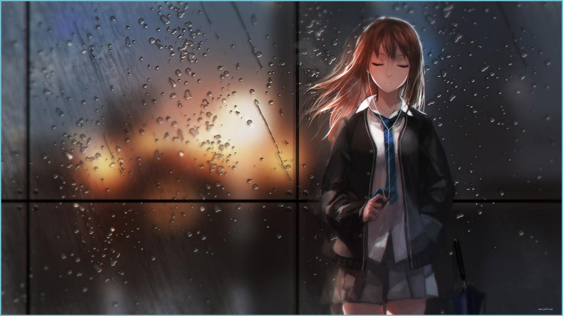 1862x1047 Ten Moments To Remember From Anime Girl In Rain