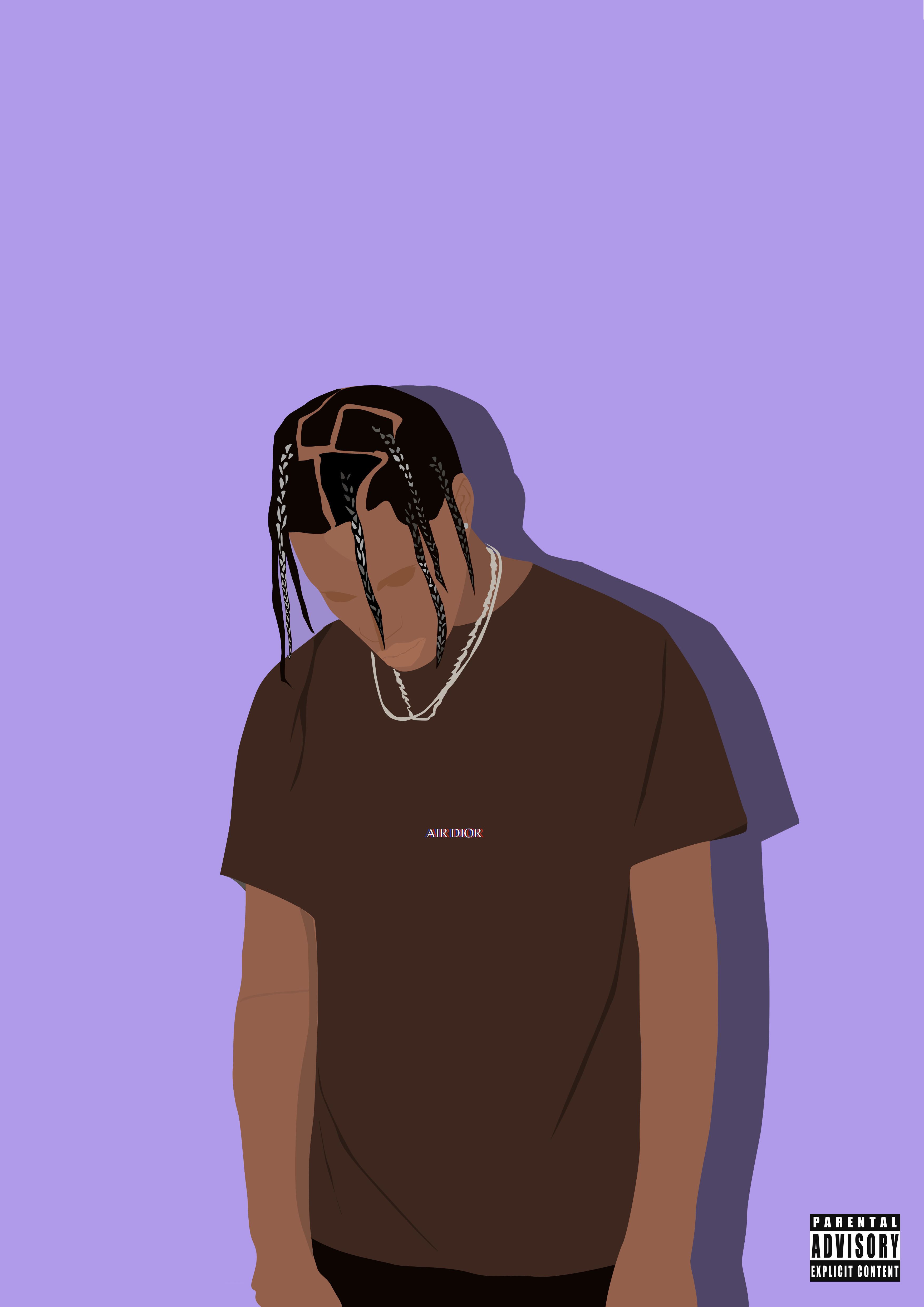 3508x4961 Travis Scott digital print. Travis scott art, Travis scott wallpaper, Hip hop artwork