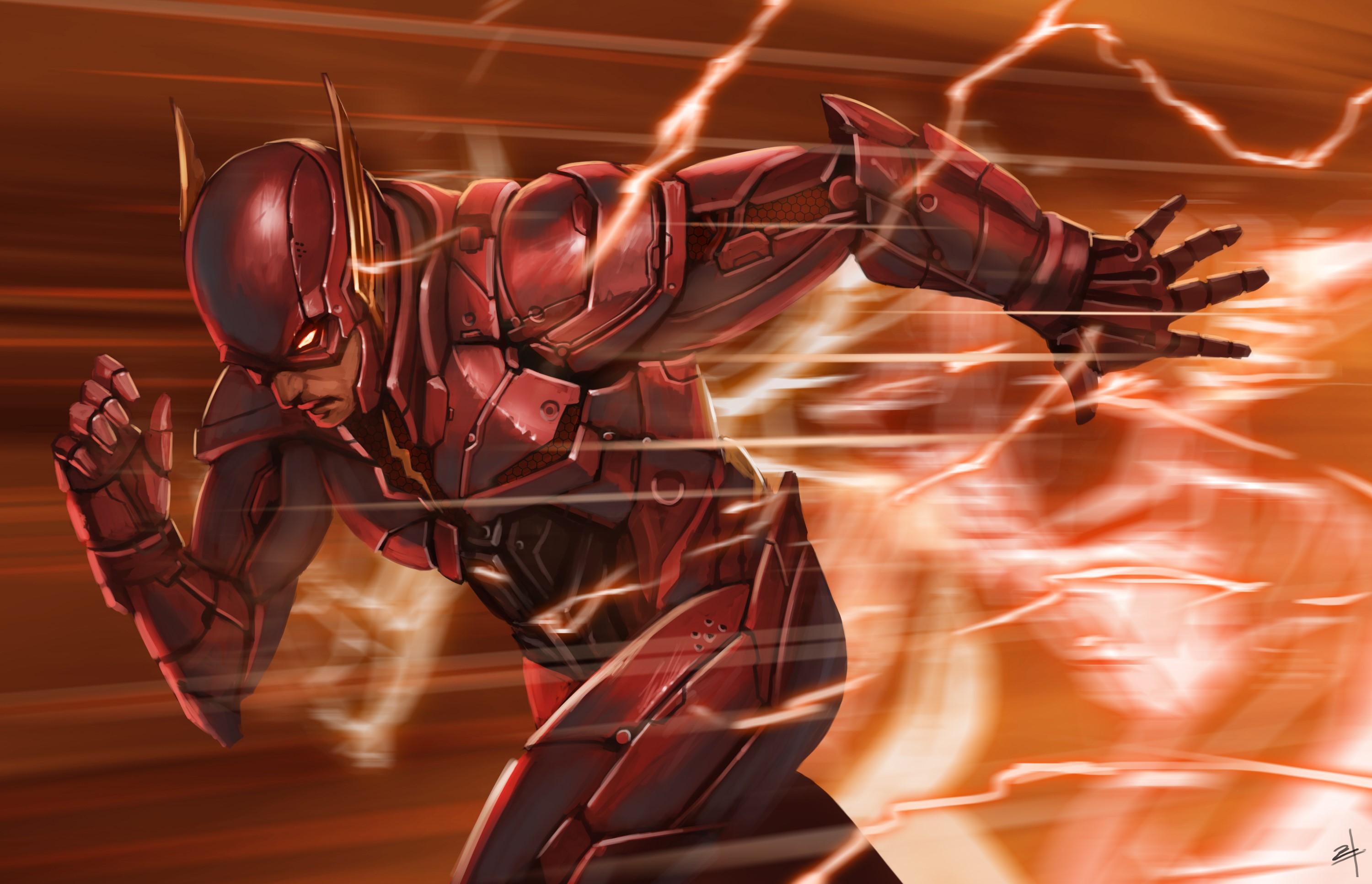 3000x1934 Wallpaper / flash, dc comics, hd, superheroes, 4k, artist, artwork, artstation