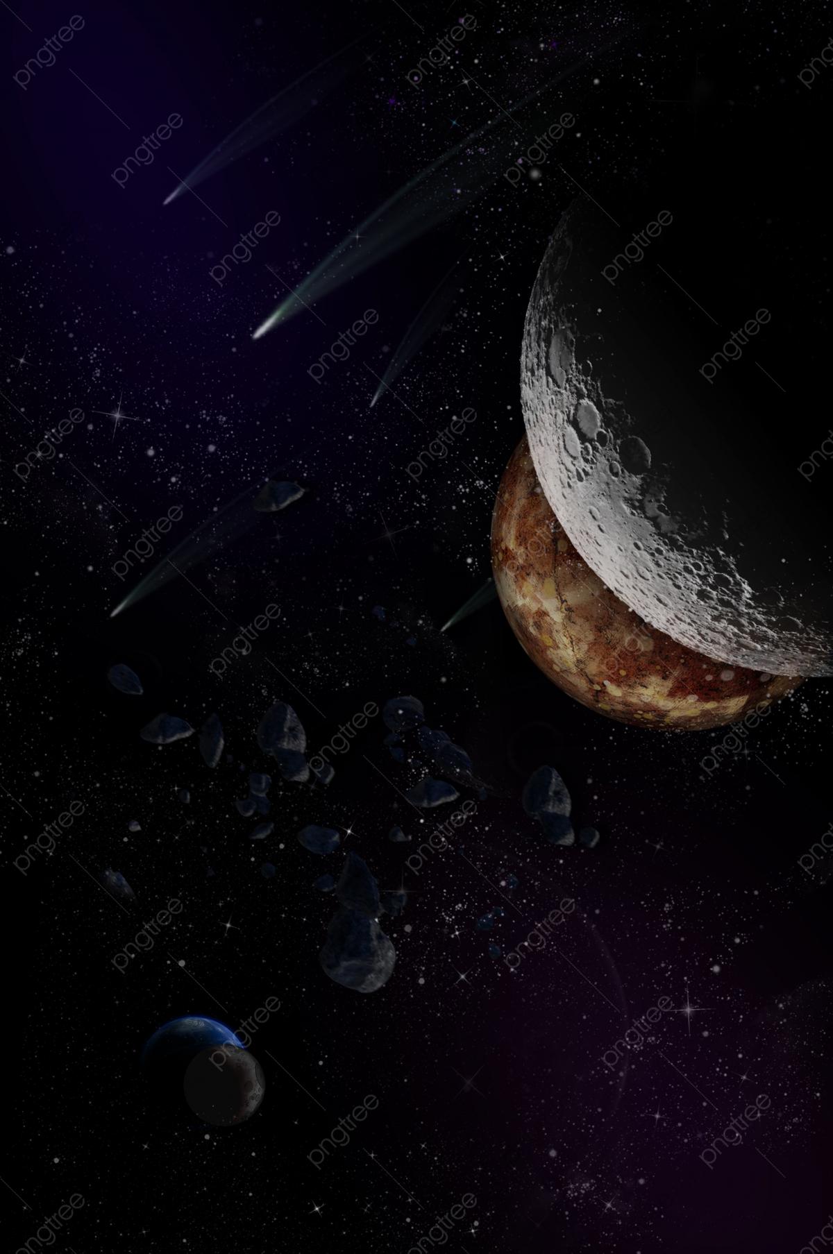 1200x1807 Advanced Black Gold Starry Sky Planet, Invitation Card, Universe, High End Business Background Image for Free Download