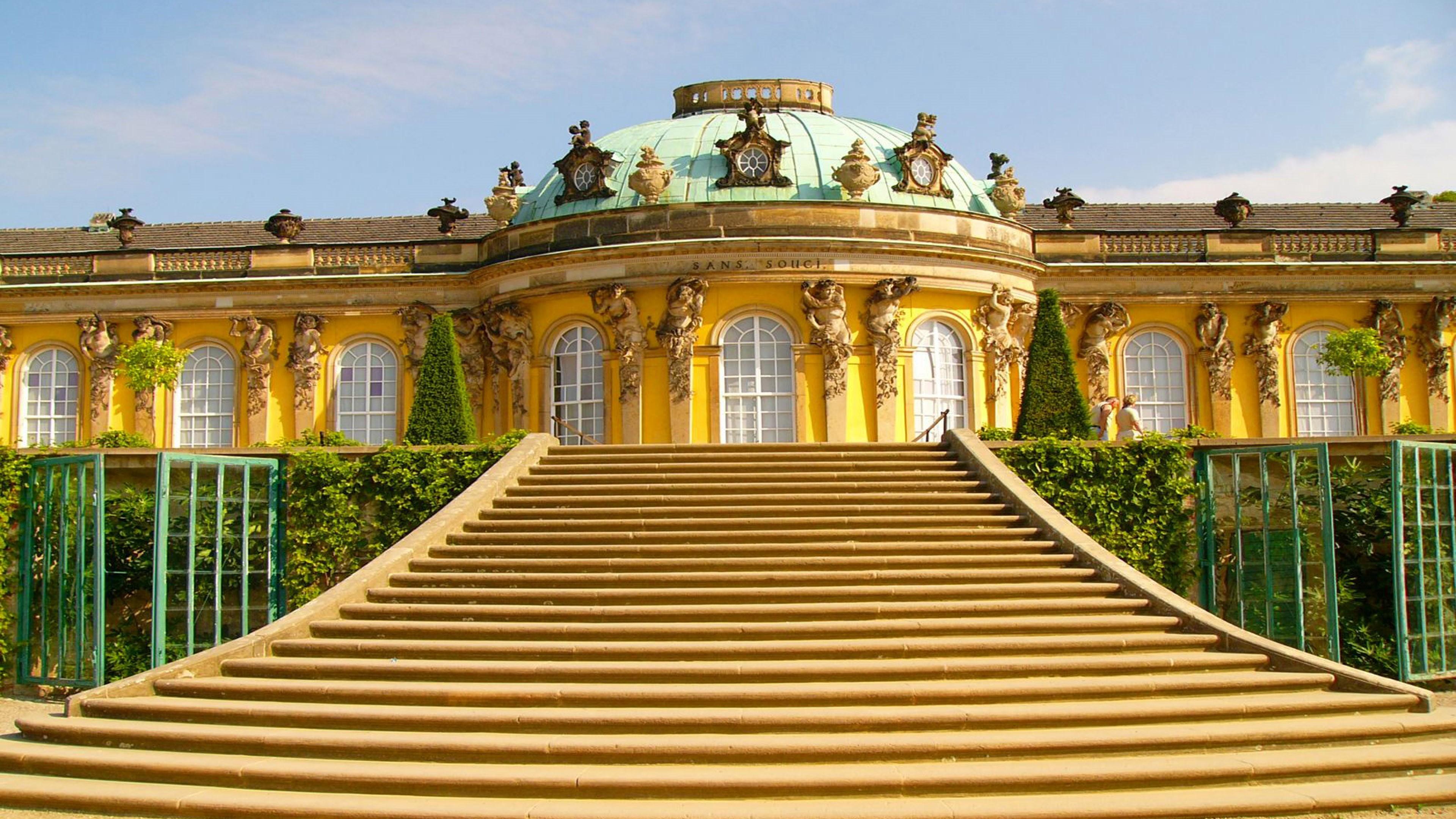 3840x2160 Sanssouci Palace In Potsdam Germany 4K HD Travel Wallpaper