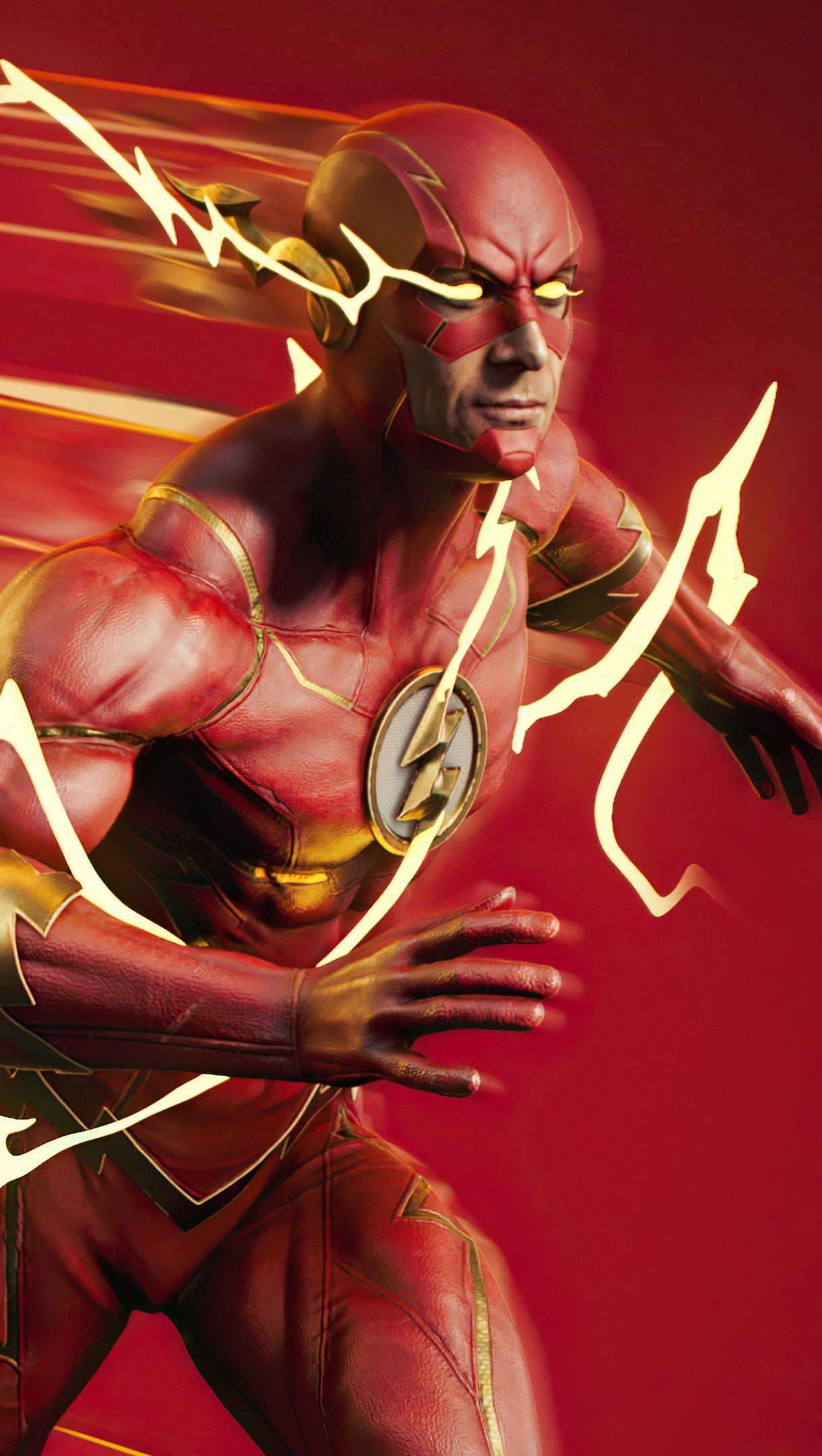 1220x2160 Flash Fanart Wallpaper 4k Ultra HD