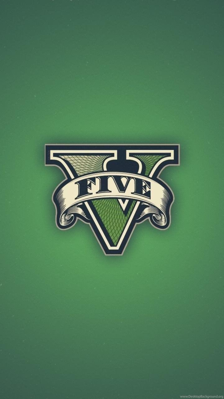 720x1280 Gta 5 Grand Theft Auto Rockstar Games Logos Wallpaper Desktop Background