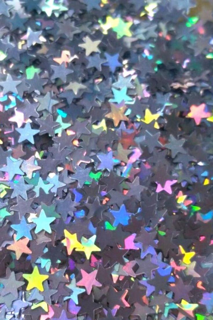 736x1104 Silberstern Glitzer Schmetterling Glitzer Goldstern Konfetti Holo holographische Glitz. Art collage wall, Picture collage wall, Aesthetic iphone wallpaper