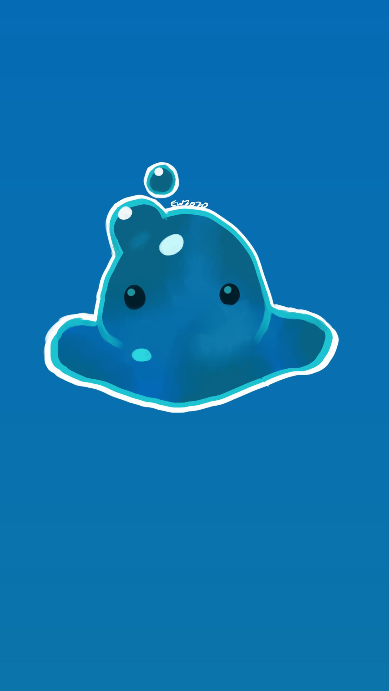 1242x2208 Puddle Y Wallpaper: Slimerancher
