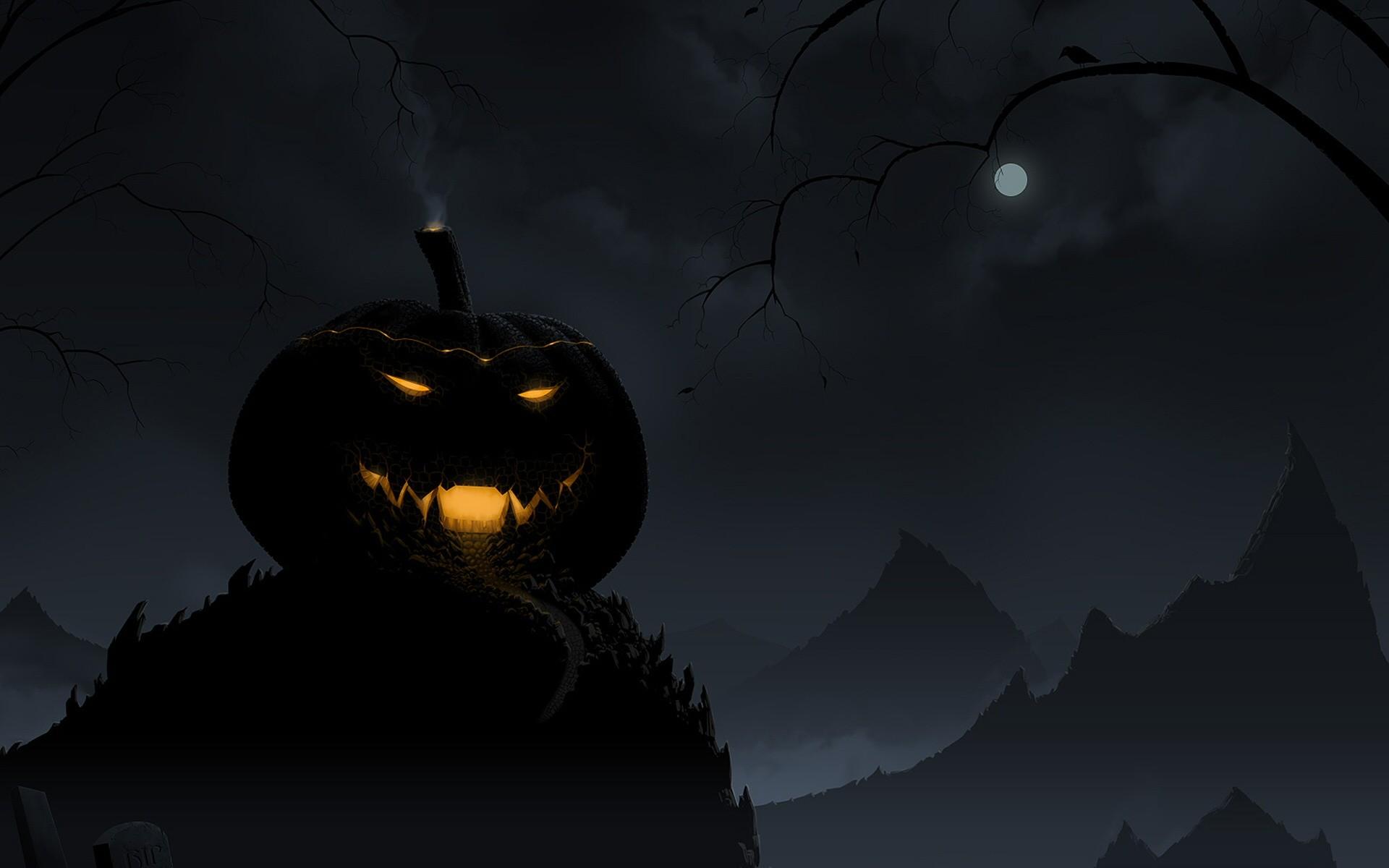 1920x1200 Scary Happy Halloween Wallpaper background picture