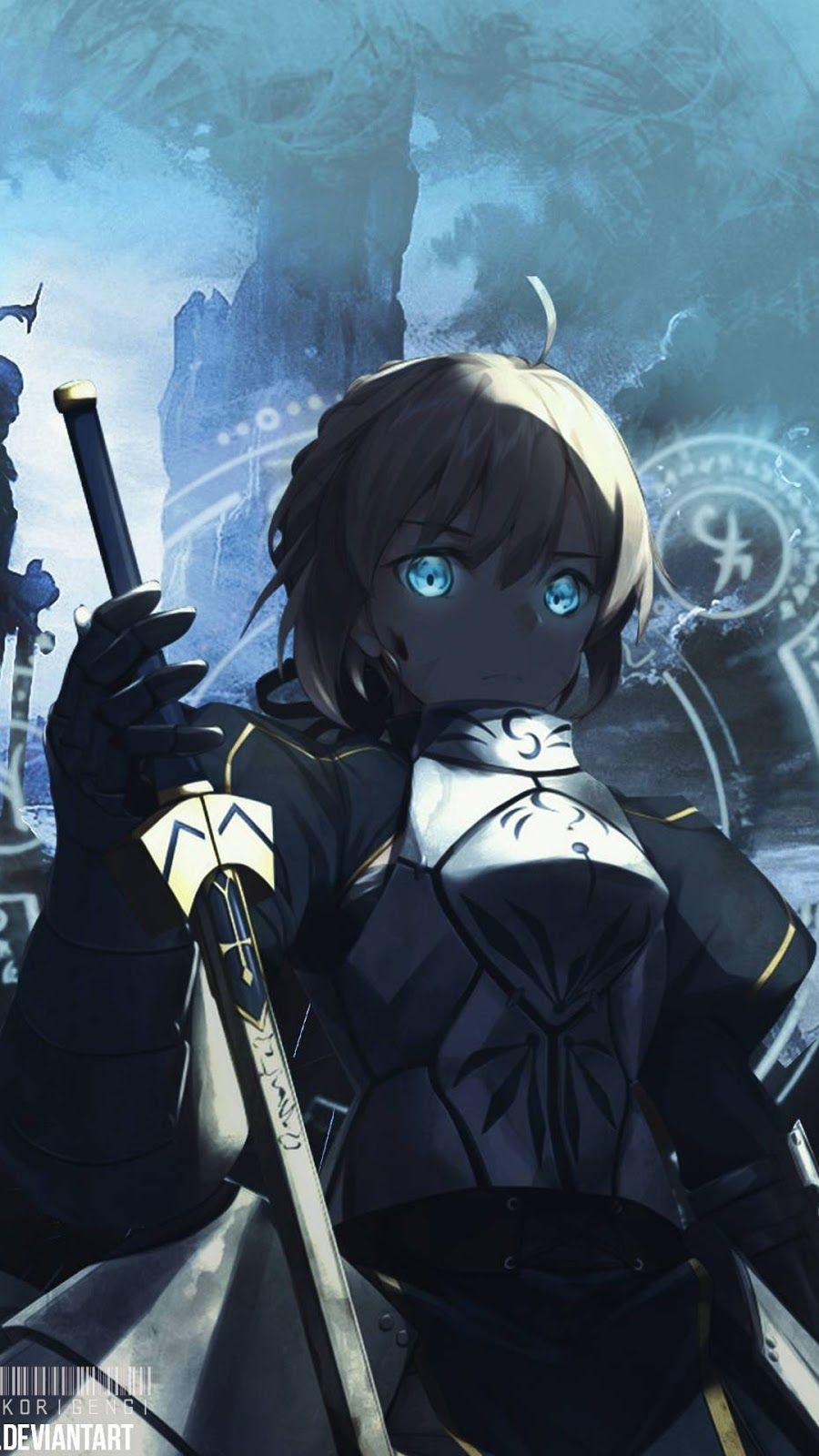 900x1600 Saber Anime Wallpaper