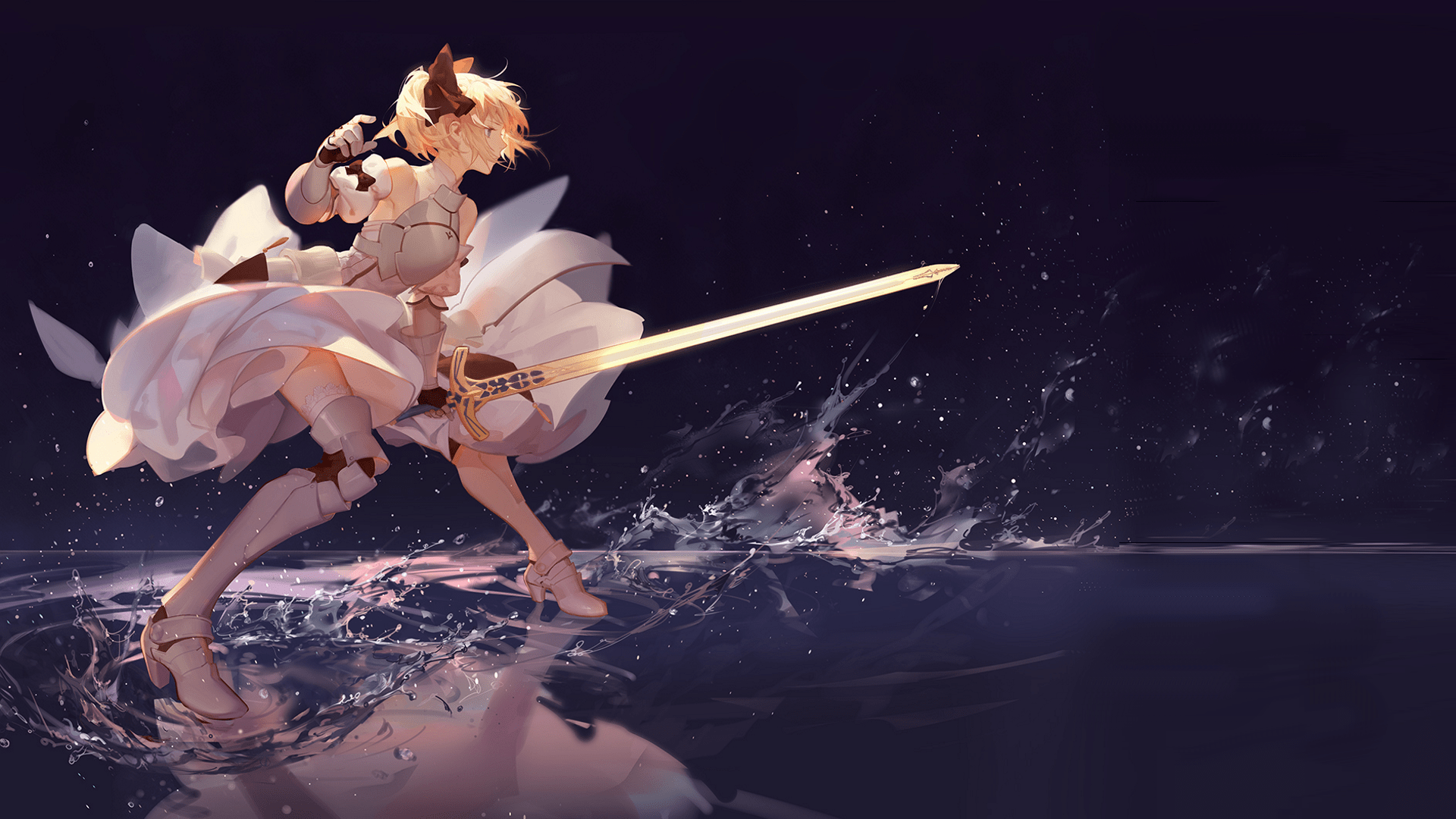 1920x1080 Saber Lily HD Wallpaper