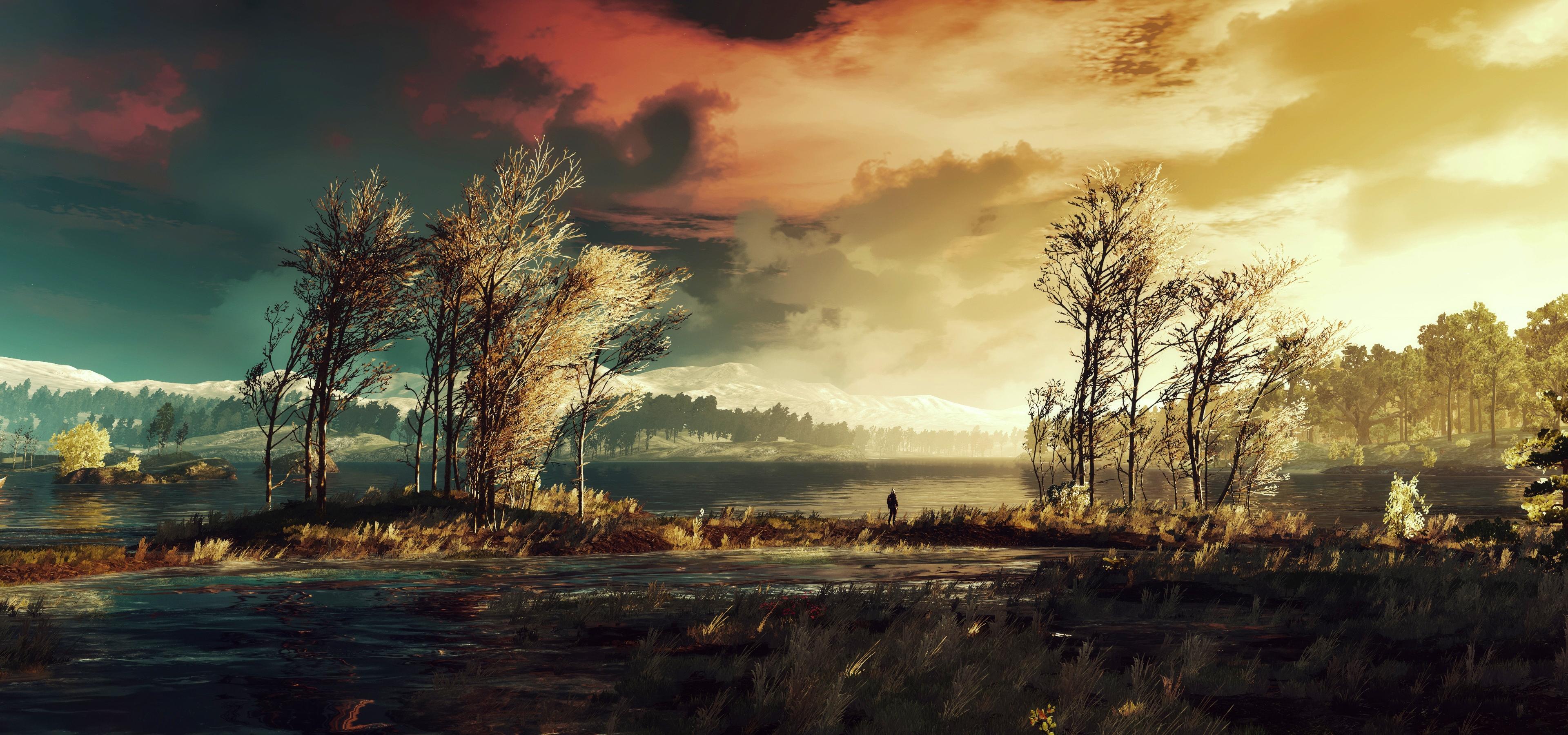 3840x1800 Anime scenery wallpaper reddit