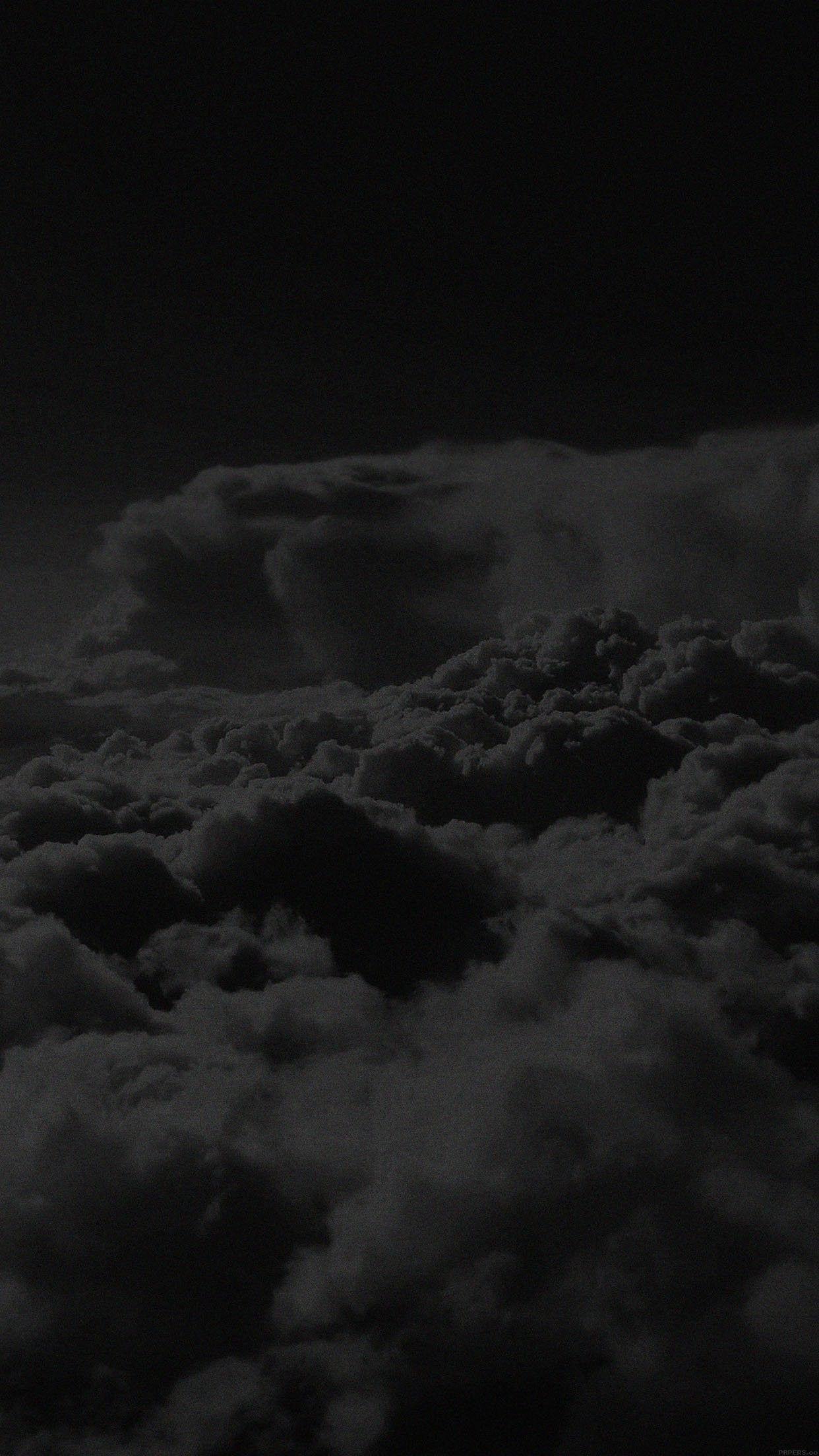 1242x2208 Black Clouds Wallpaper, HD Black Clouds Background