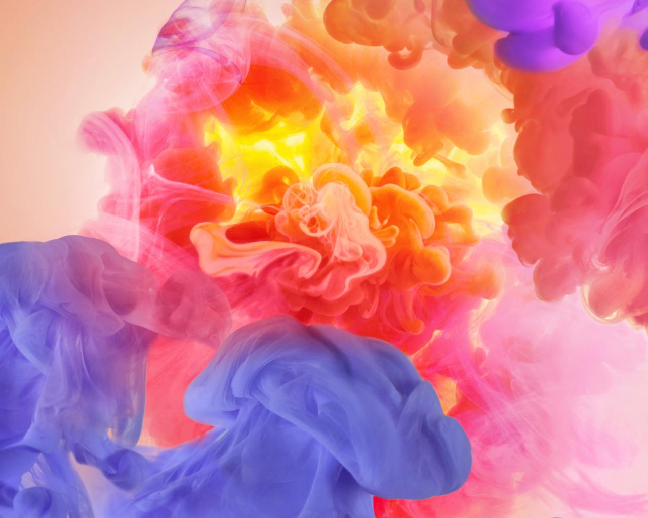 1280x1024 Download 1280x1024 wallpaper colorful, smoke, abstract, standard 5: fullscreen, 1280x1024 HD image, background, 18348