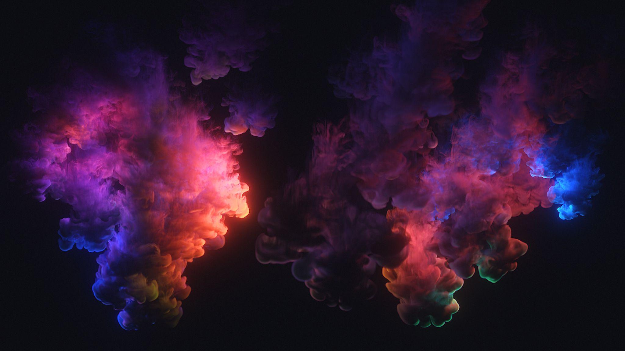 2048x1152 Color Smoke Wallpaper HD