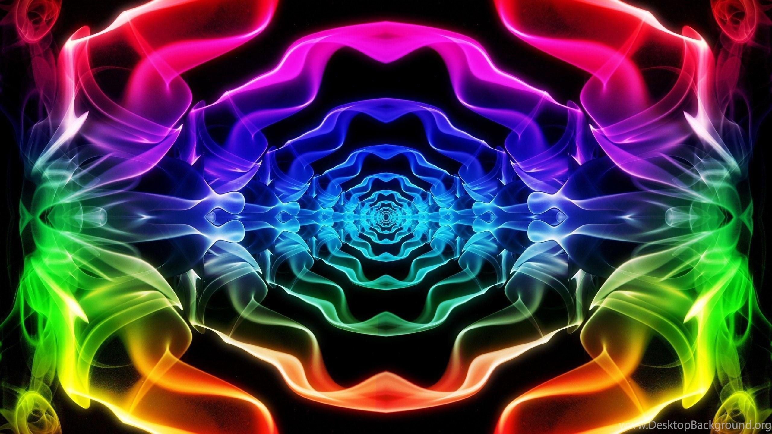 2560x1440 Abstract Colorful Smoke Desktop Background