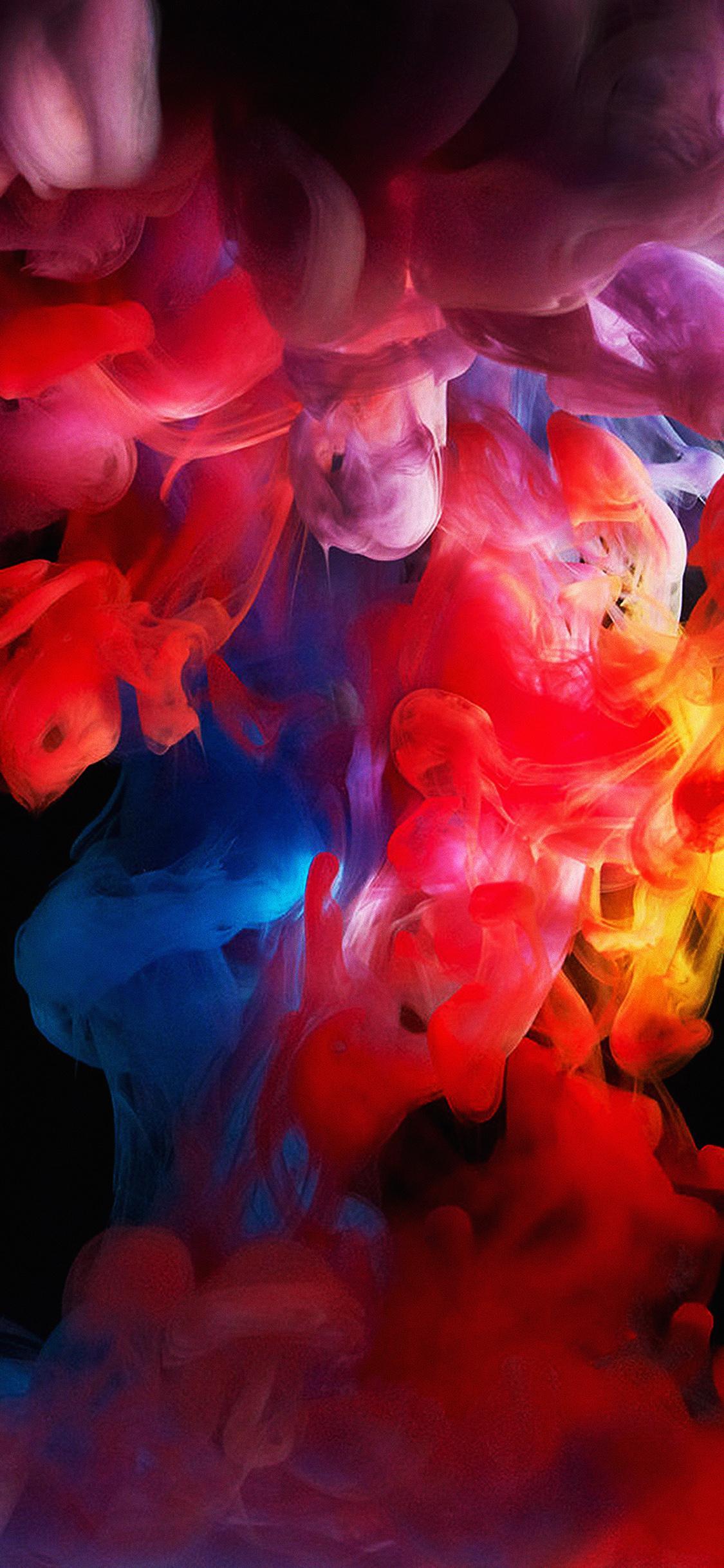 1125x2436 iPhoneXpapers color dark abstract fog art illust