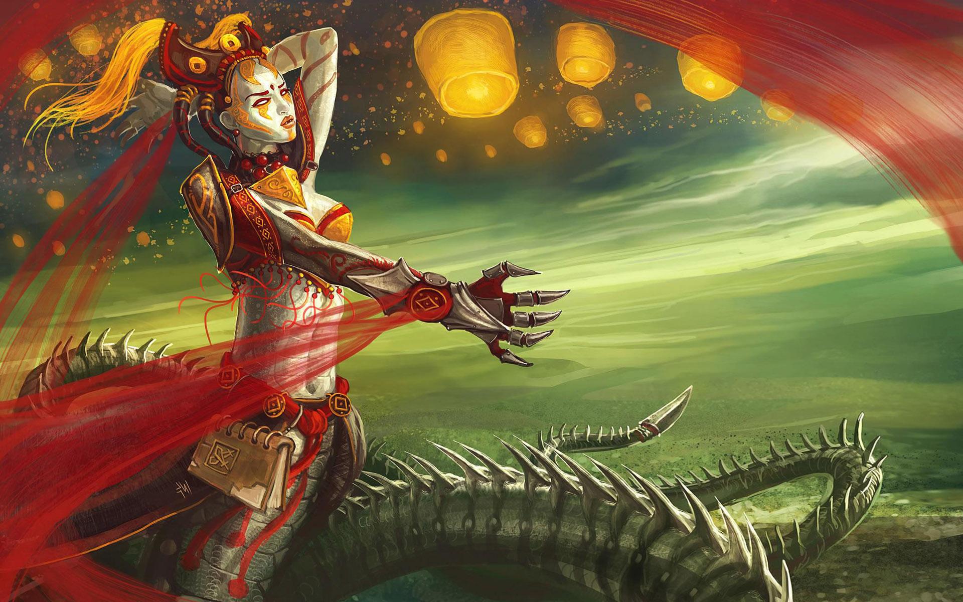 1920x1200 Cassiopeia Medusa Queen Of Snakes League Of Legends Game Artwork Hd Wallpaper 1920x1200 :