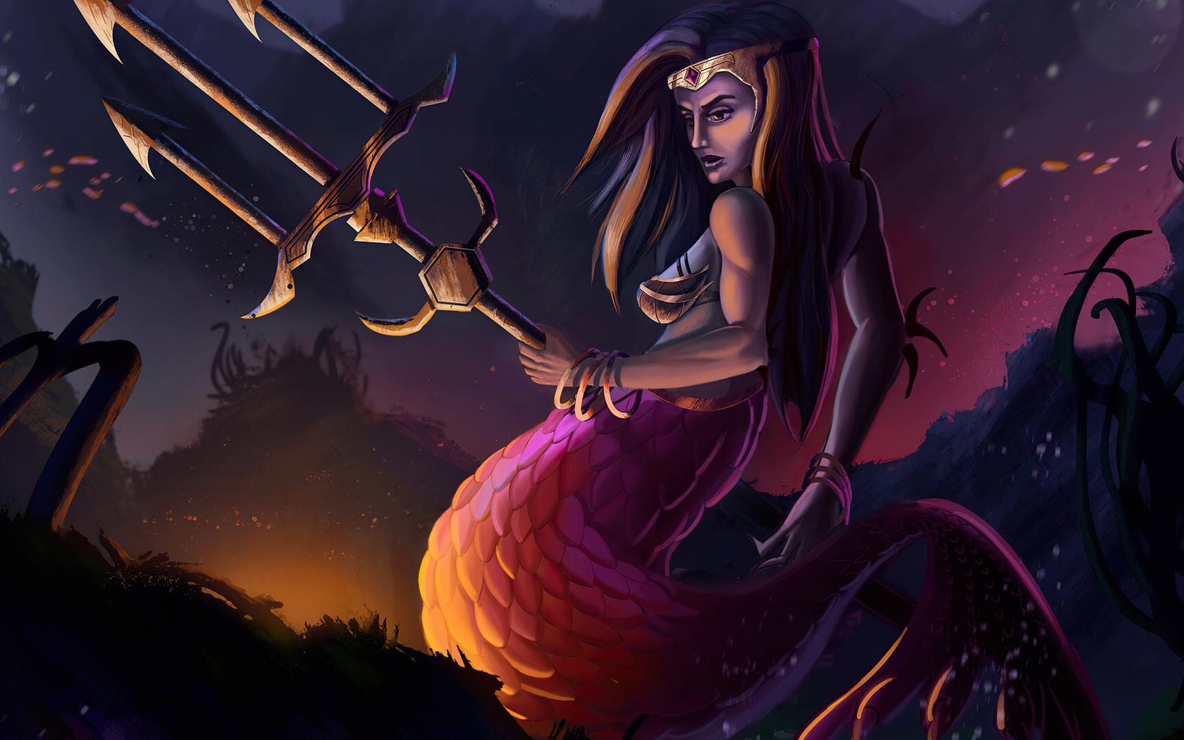 1680x1050 Queen Mermaid 4k 1680x1050 Resolution HD 4k Wallpaper, Image, Background, Photo and Picture