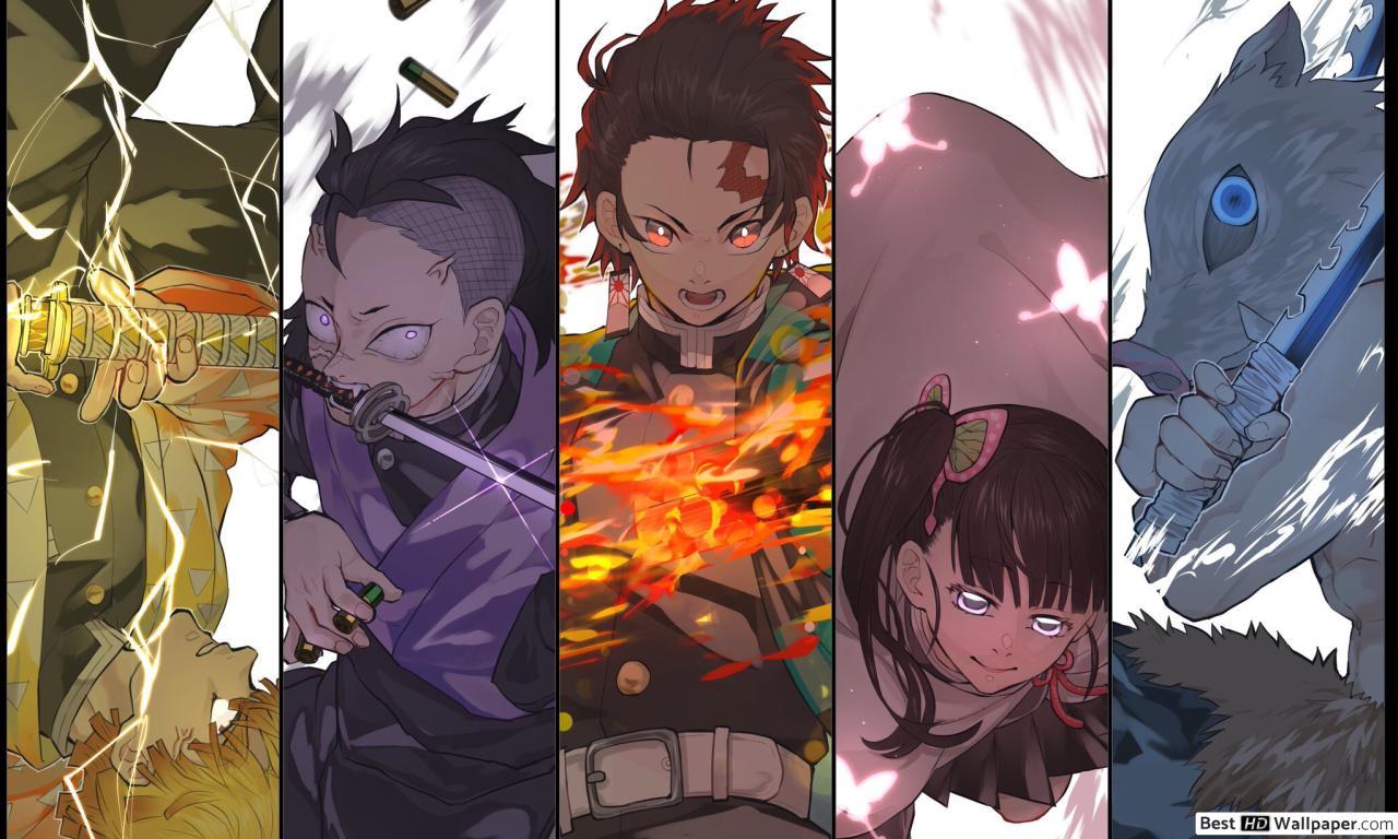 1280x768 Demon Slayer (Collab) HD wallpaper download