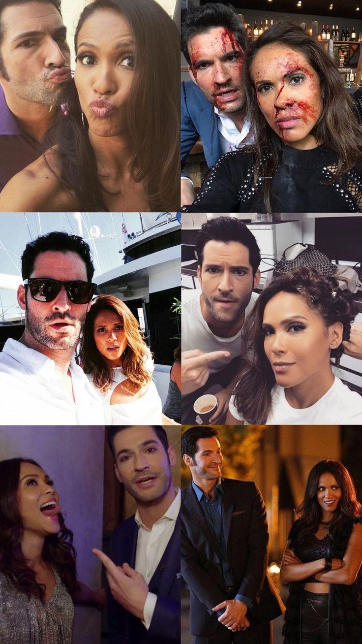 736x1308 Mazikeen and Lucifer. Lucifer mazikeen, Lucifer, Lesley ann brandt