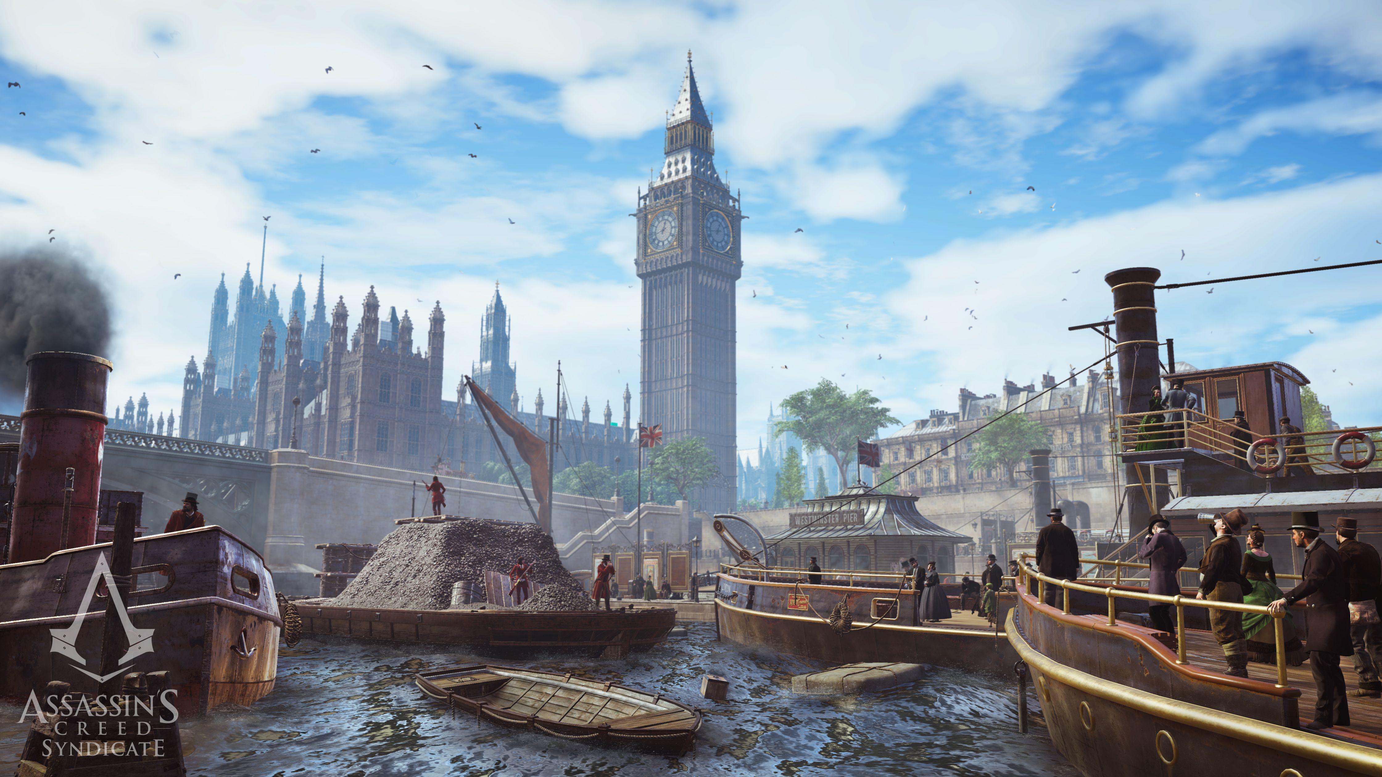 4480x2520 Photos Assassin's Creed Syndicate London Big Ben Games 4480x2520