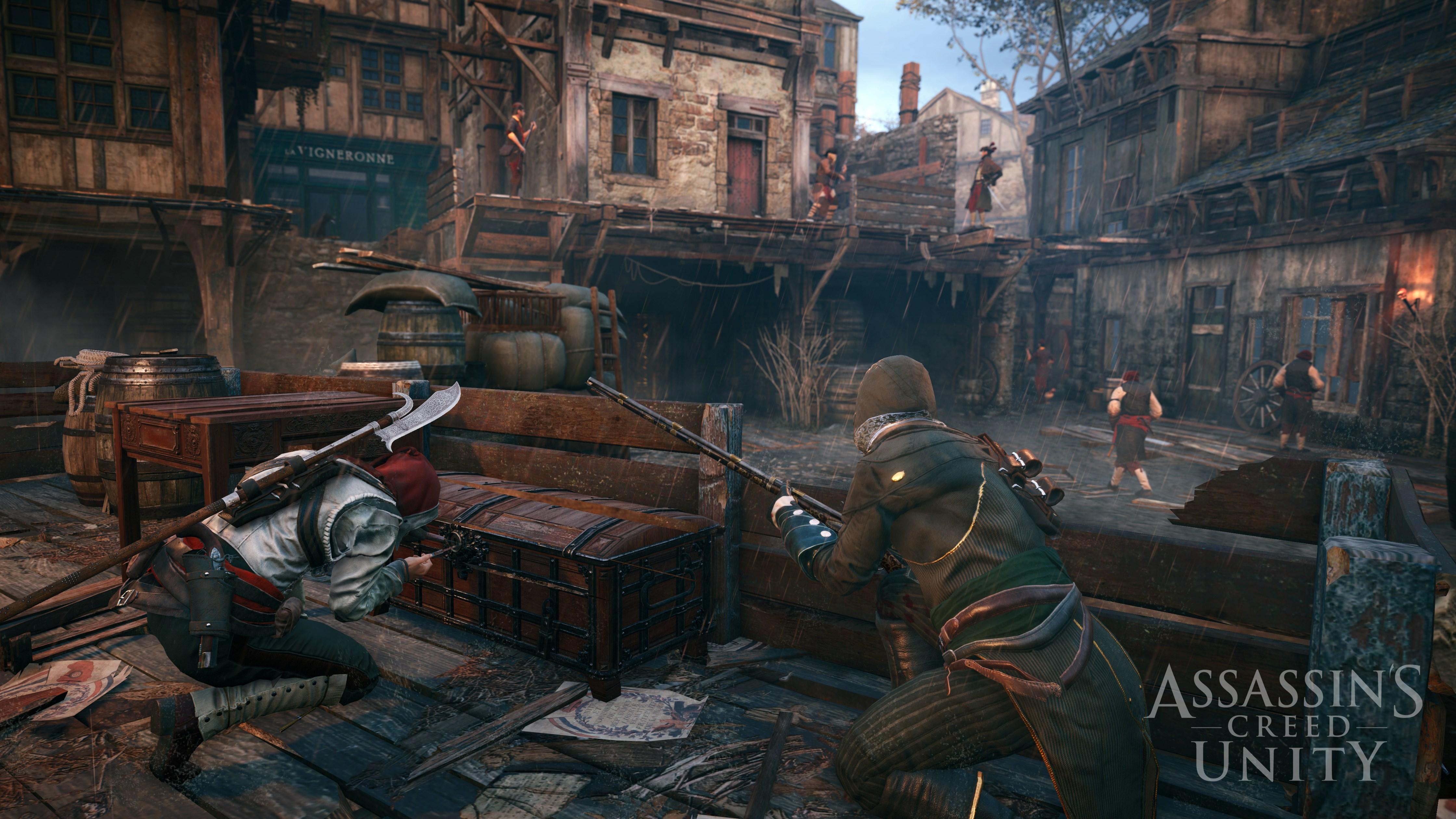 4480x2520 4480x2520 Wallpaper for Desktop: assassins creed unity