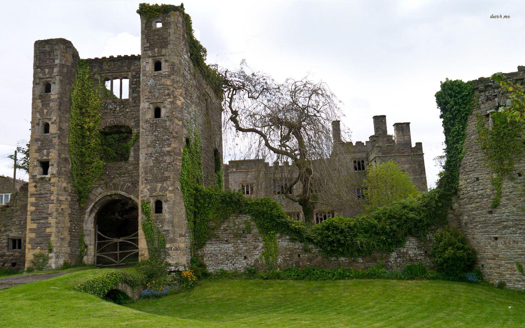 1680x1050 Old castle HD wallpaper. Castle, Welsh castles, Inside castles