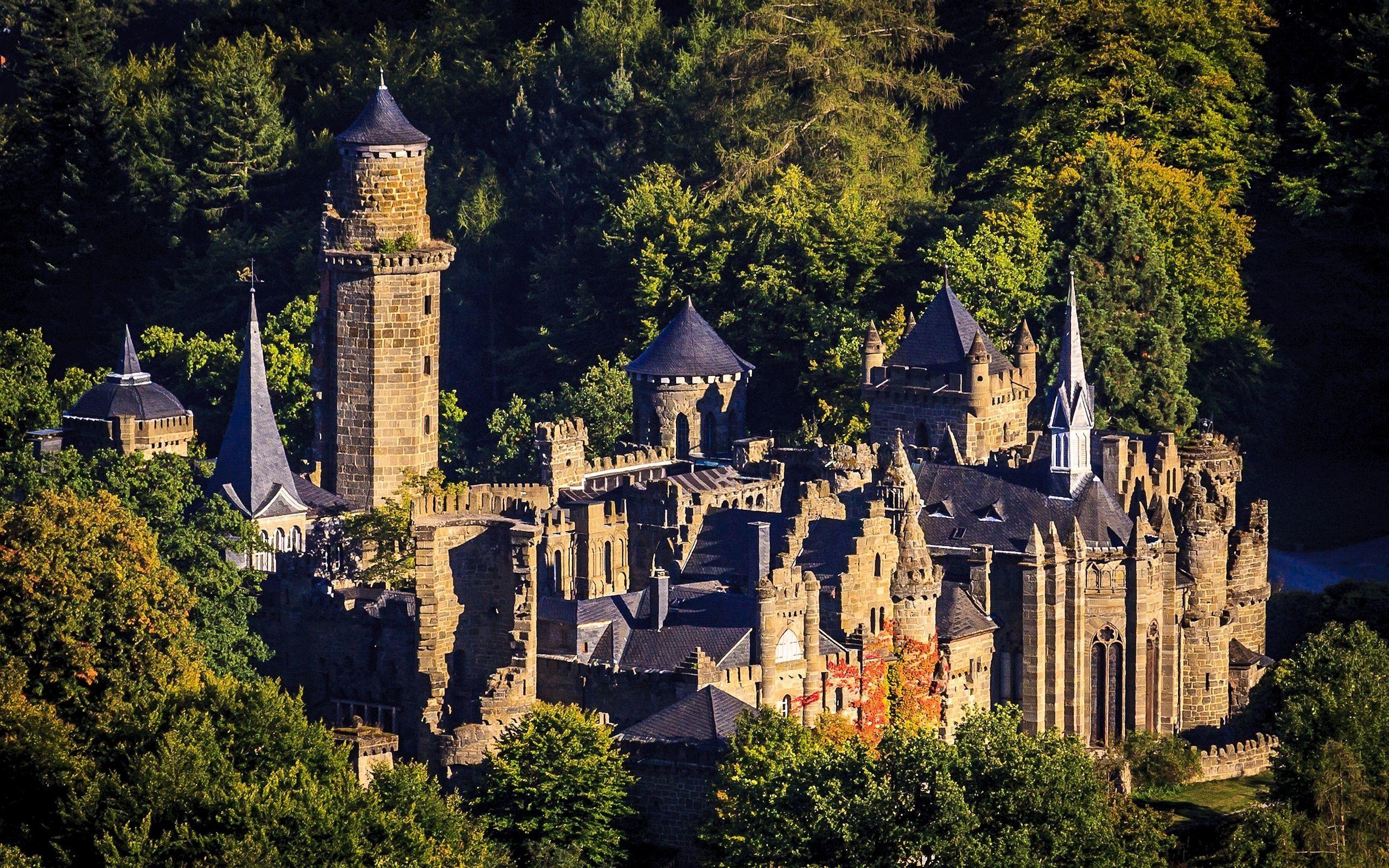2560x1600 Old Castle In The Forest