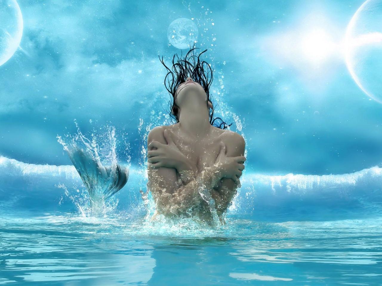 1280x960 Digital art: Blue Wonder, desktop wallpaper nr. 57756