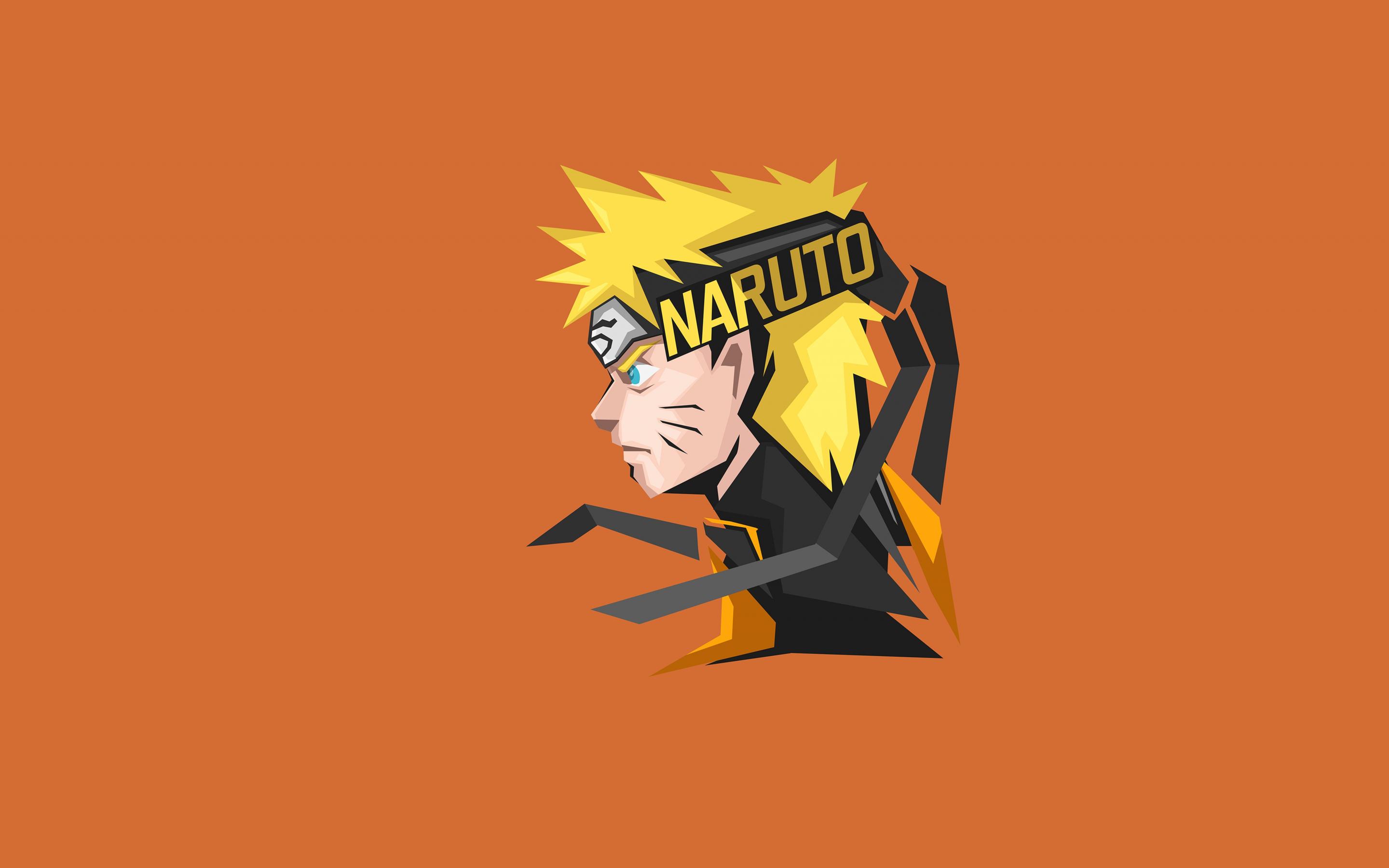 2880x1800 Download 2880x1800 wallpaper naruto uzumaki, minimal art, mac pro retaia image, background, 10704