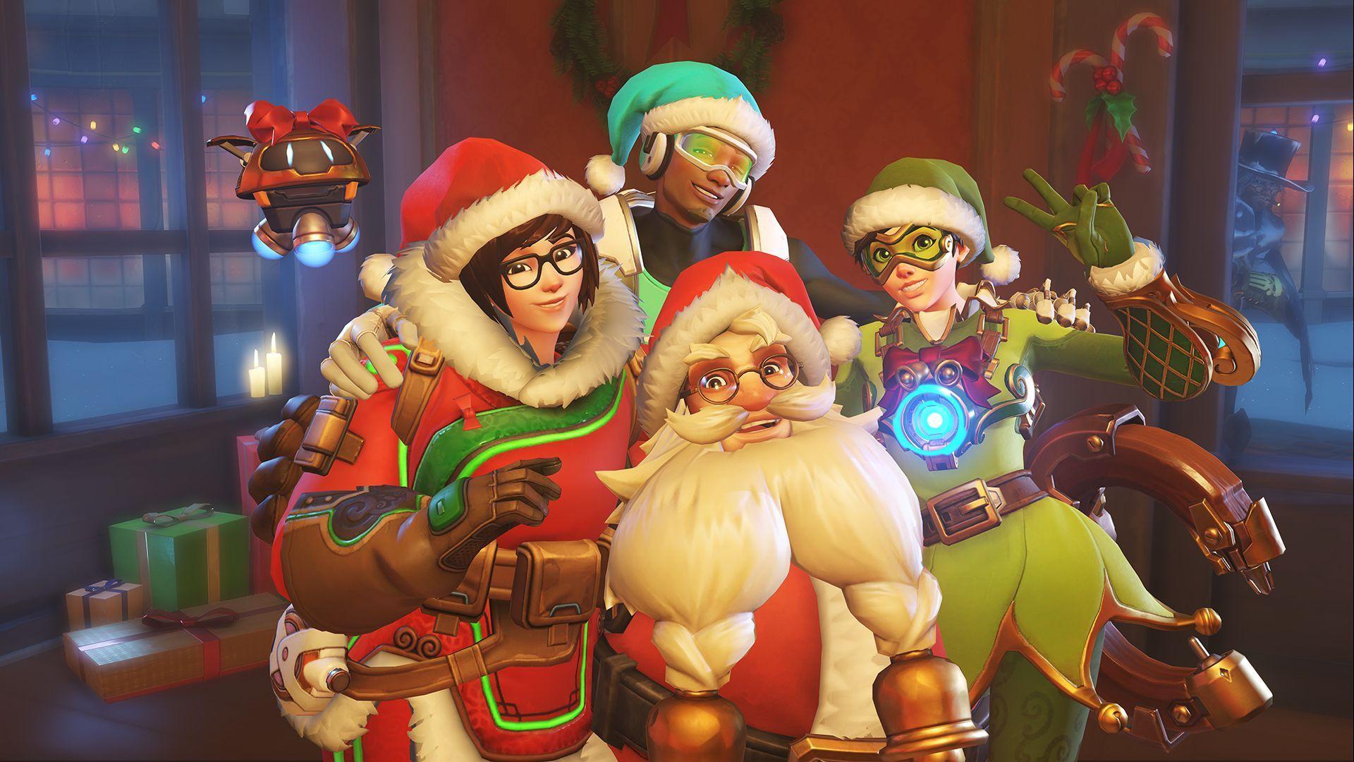 Bản cập nhật 1920x1080 Overwatch Christmas Winter Wonderland hiện đang hoạt động