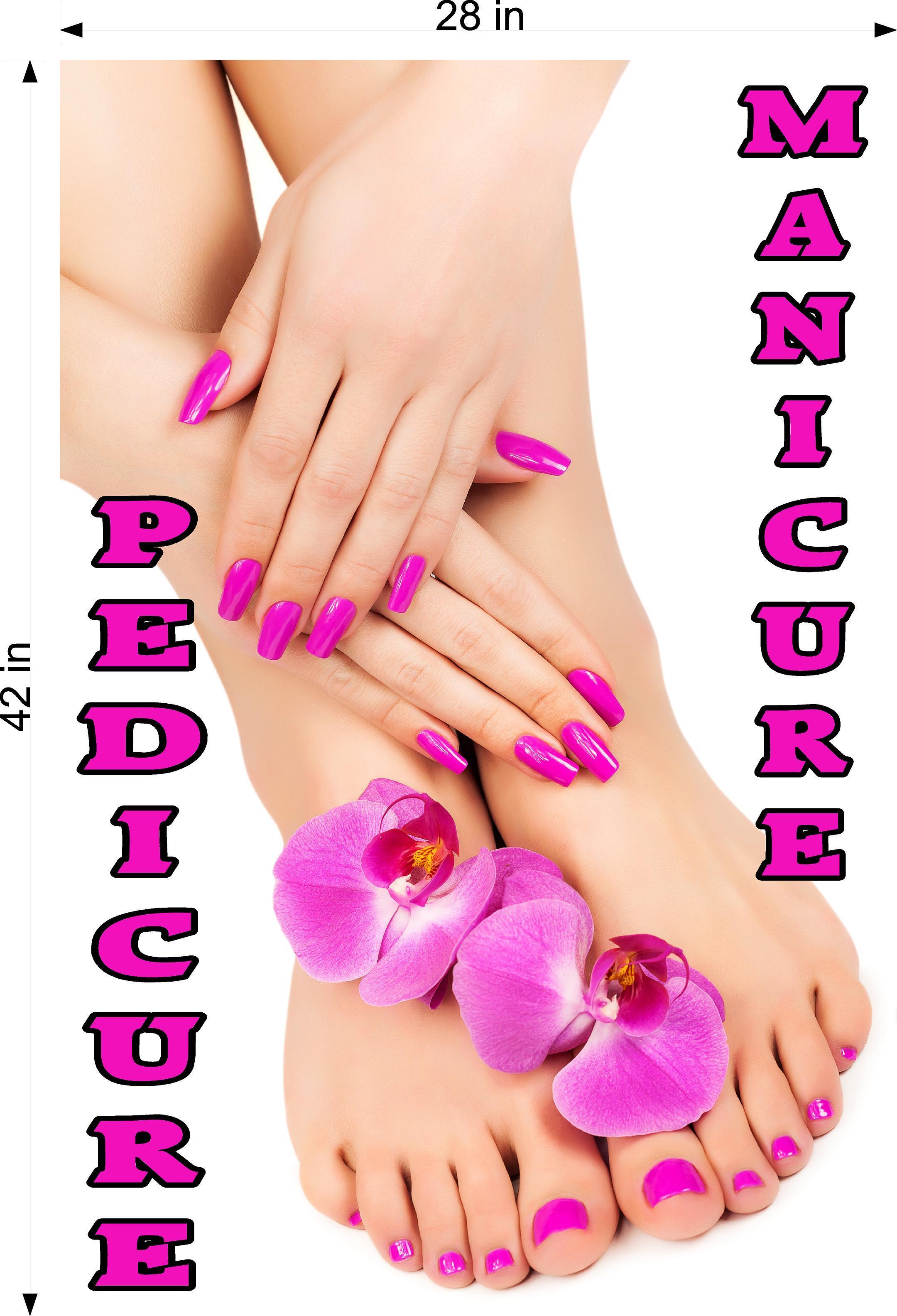 2160x3168 Pedicure & Manicure 09 Vertical Wallpaper Poster Decal.