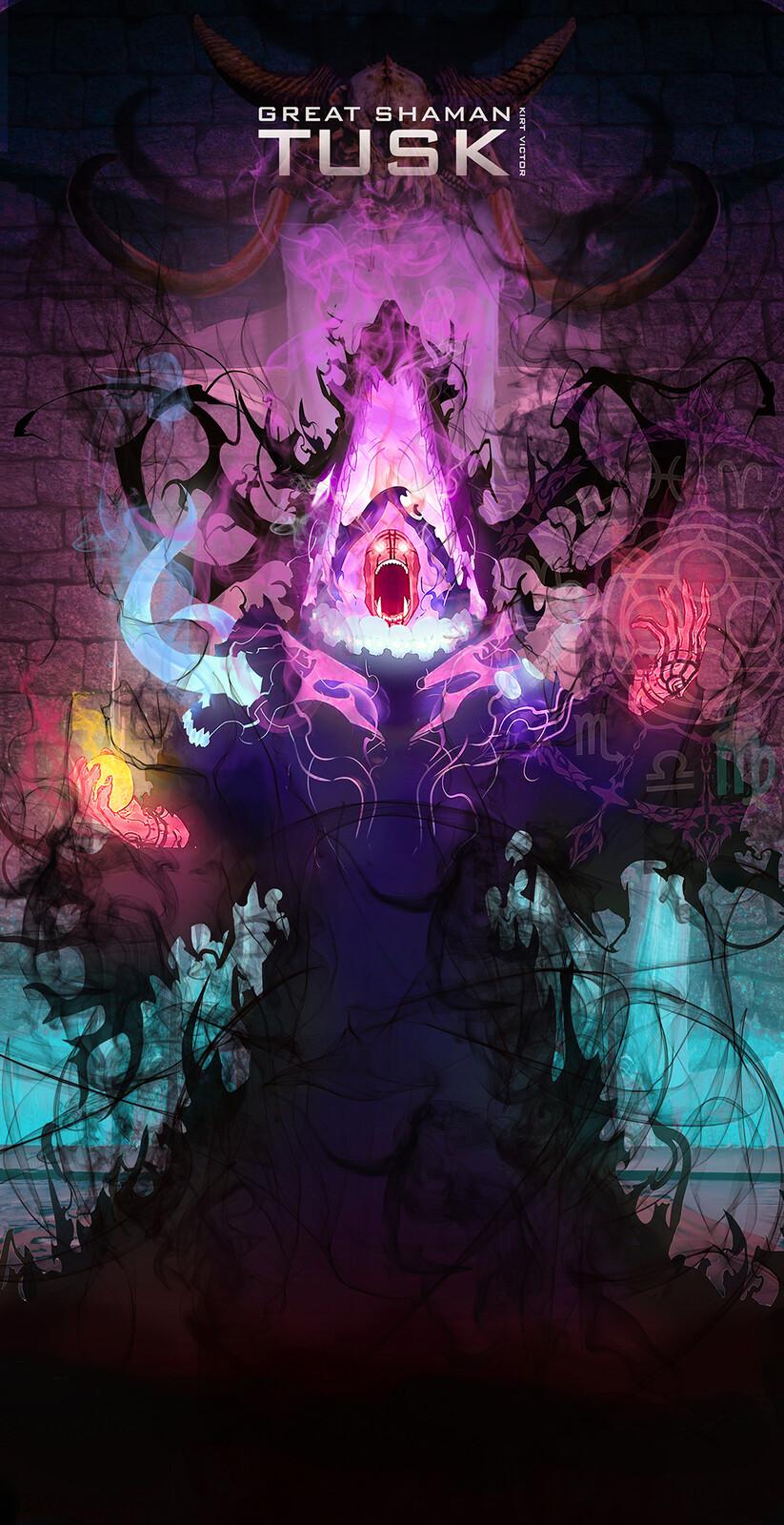 823x1600 TUSK SOLO LEVELING WALLPAPER, Kirt Victor