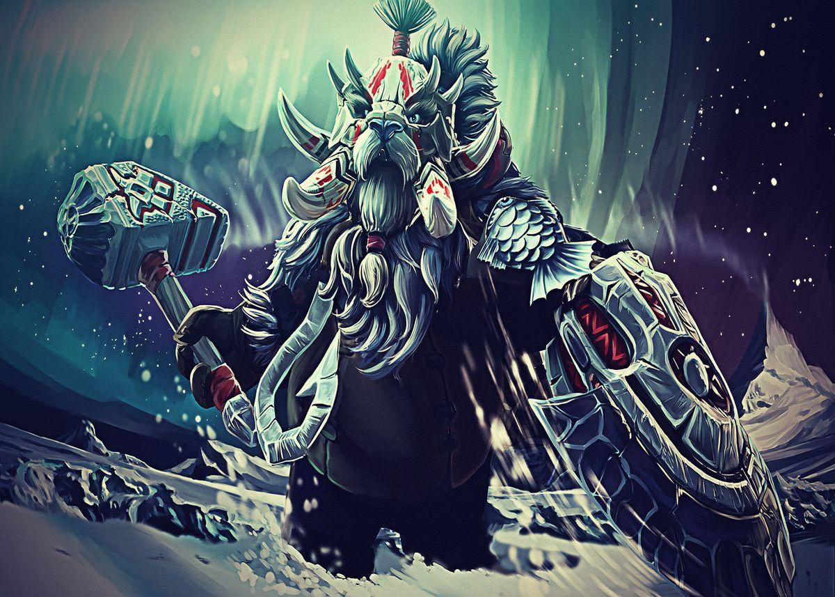 1200x857 DOTA 2 Warriors Tusk War h' Poster