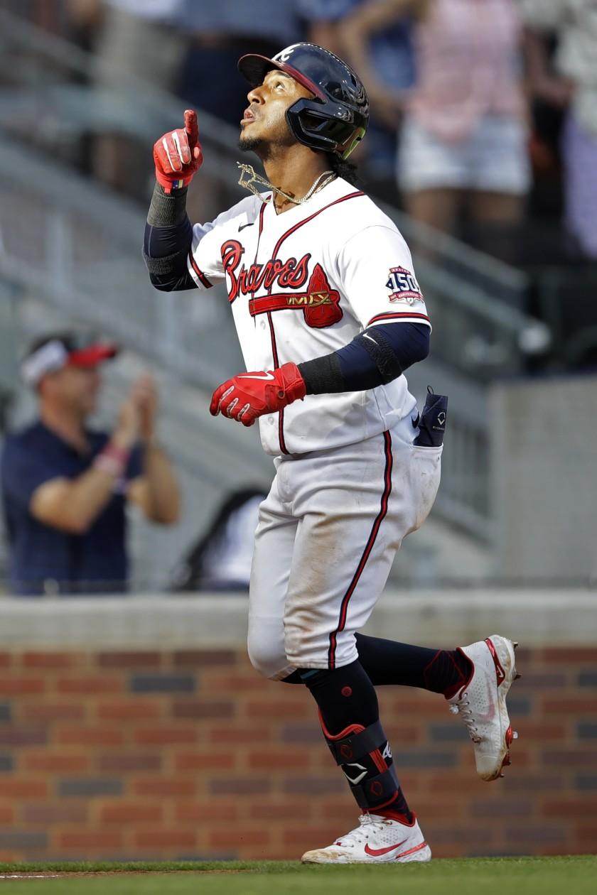 840x1260 Albies Hits 2 HRs, Acuña Adds 15th Shot, Braves Top Pirates San Diego Union Tribune