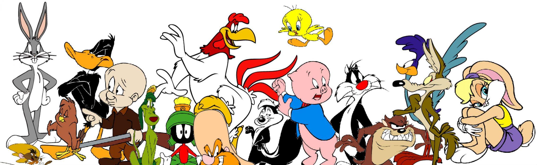 2273x700 LOONEY TUNES humor funny cartoon family Merrie Melodies wallpaper