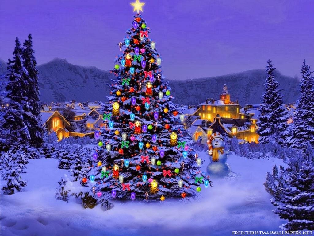 1024x768 The Bright Side: The Lights On The Christmas Tree