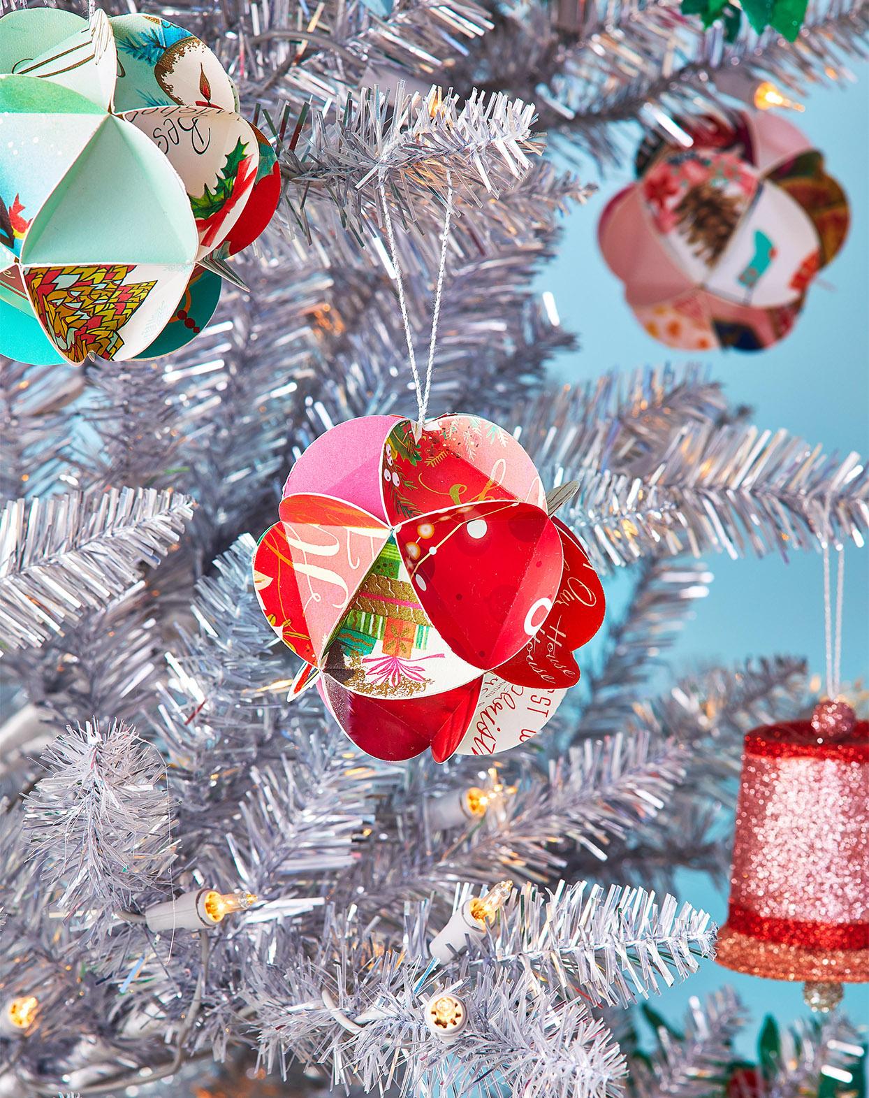 1244x1571 Christmas Card Projects: Decorative Ways to Recycle Christmas Cards. Better Homes & Gardens