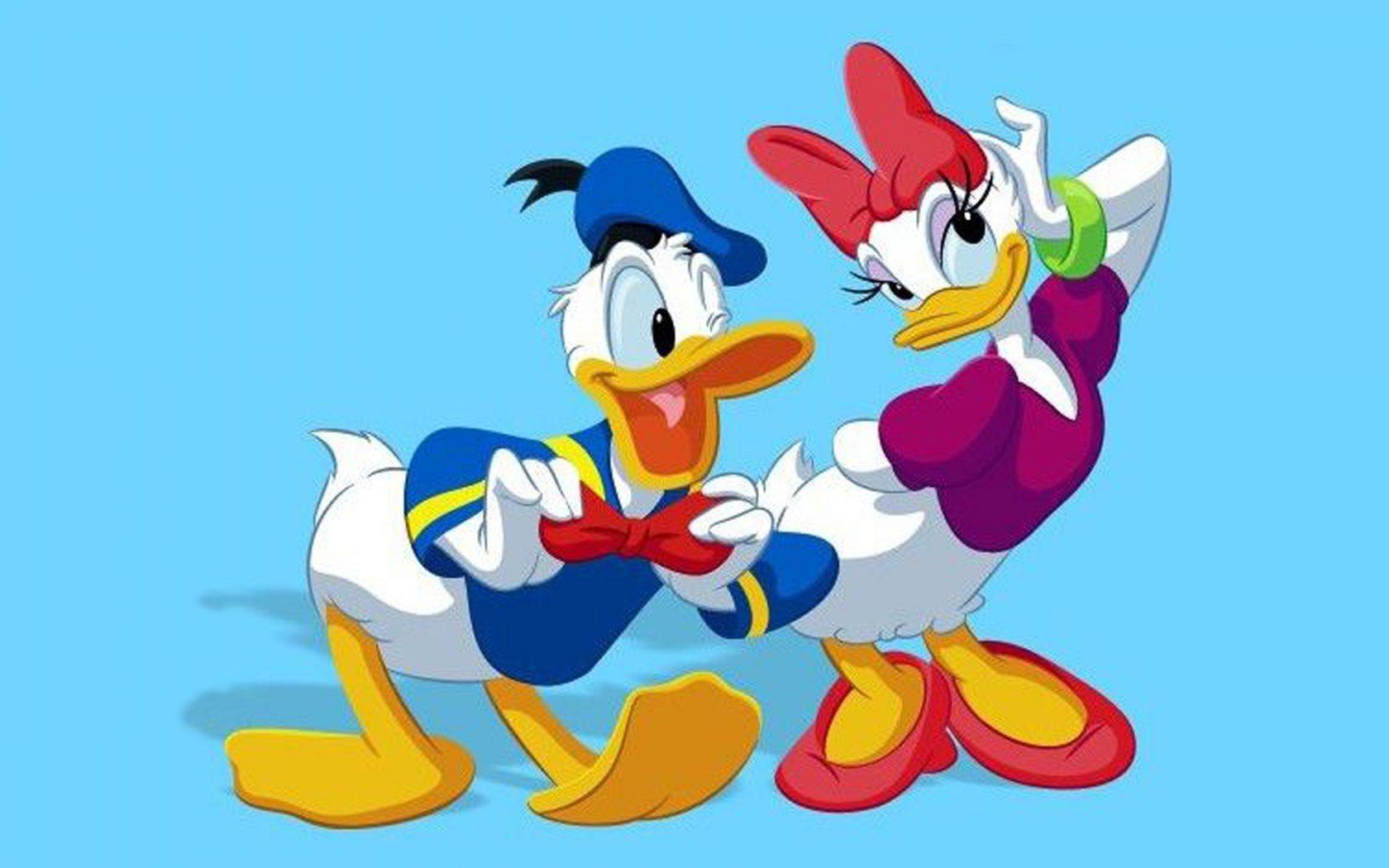 1680x1050 Disney Picture Donald And Daisy Duck Adjusting Fixing Bow Tie Wallpaper HD For Mobile Phone1920x1200 :