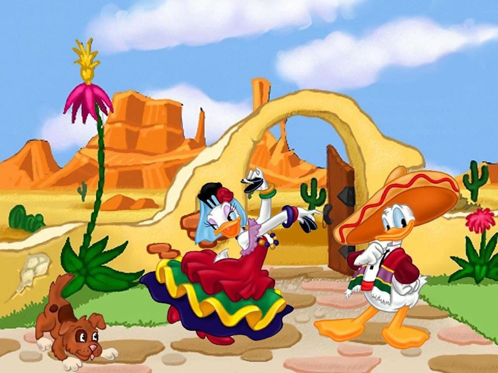 1024x768 Donald and Daisy Duck Wallpaper Duck Wallpaper
