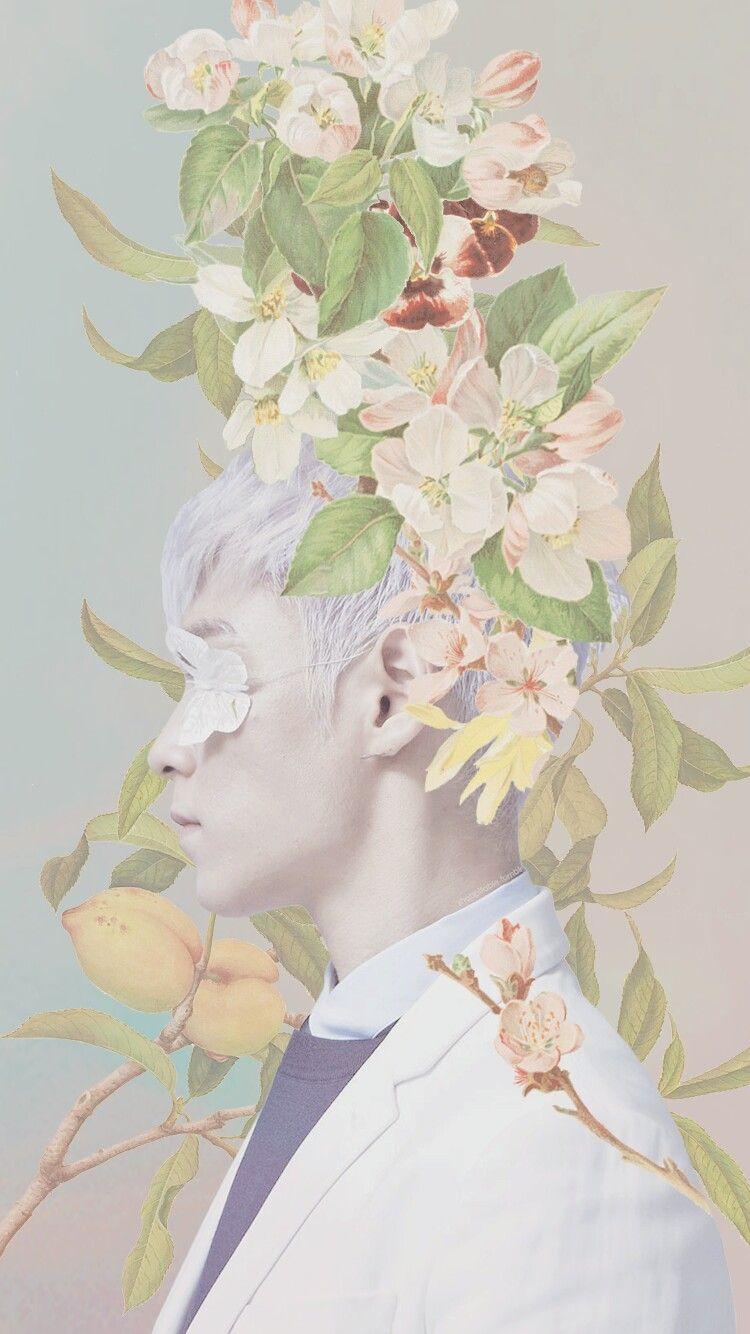 750x1334 T.O.P BIGBANG WALLPAPER / LOCKSCREEN. Terapi seni, Seni, Bunga daisy