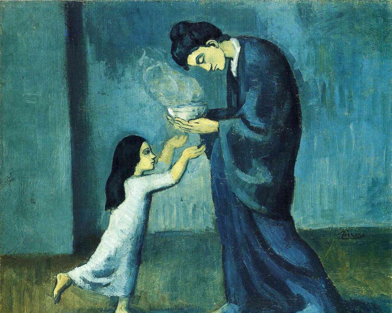 1280x1024 High Tech Scan Reveals 13 Layers Beneath A Blue Period Picasso. But What Do They Mean?