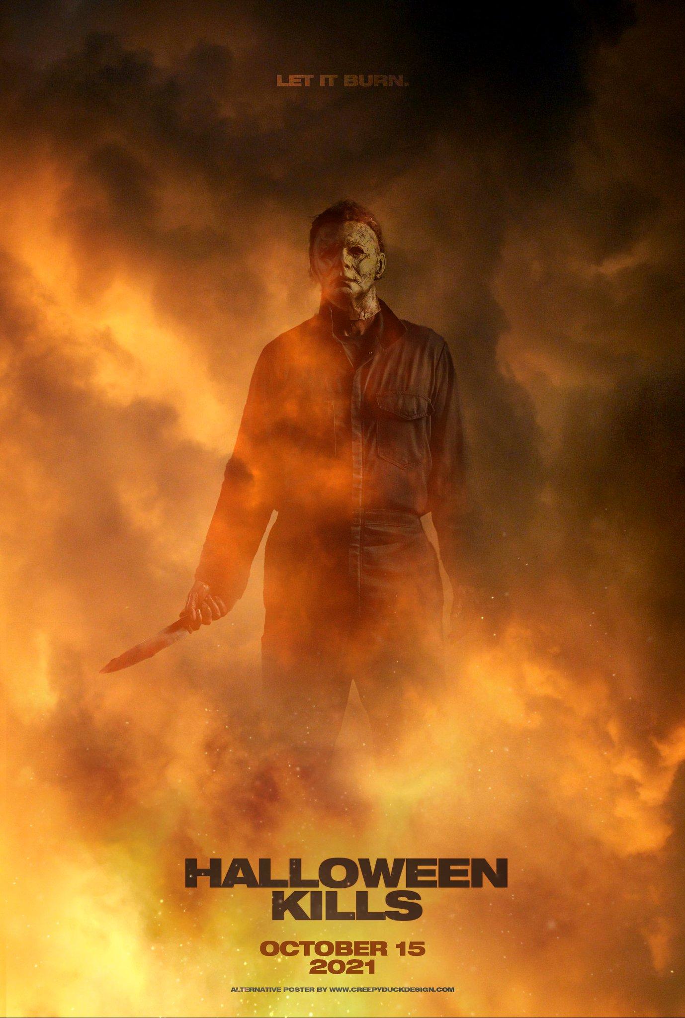 1378x2048 Creepy Duck Design new concept poster for the upcoming HALLOWEEN KILLS. Roll on October!