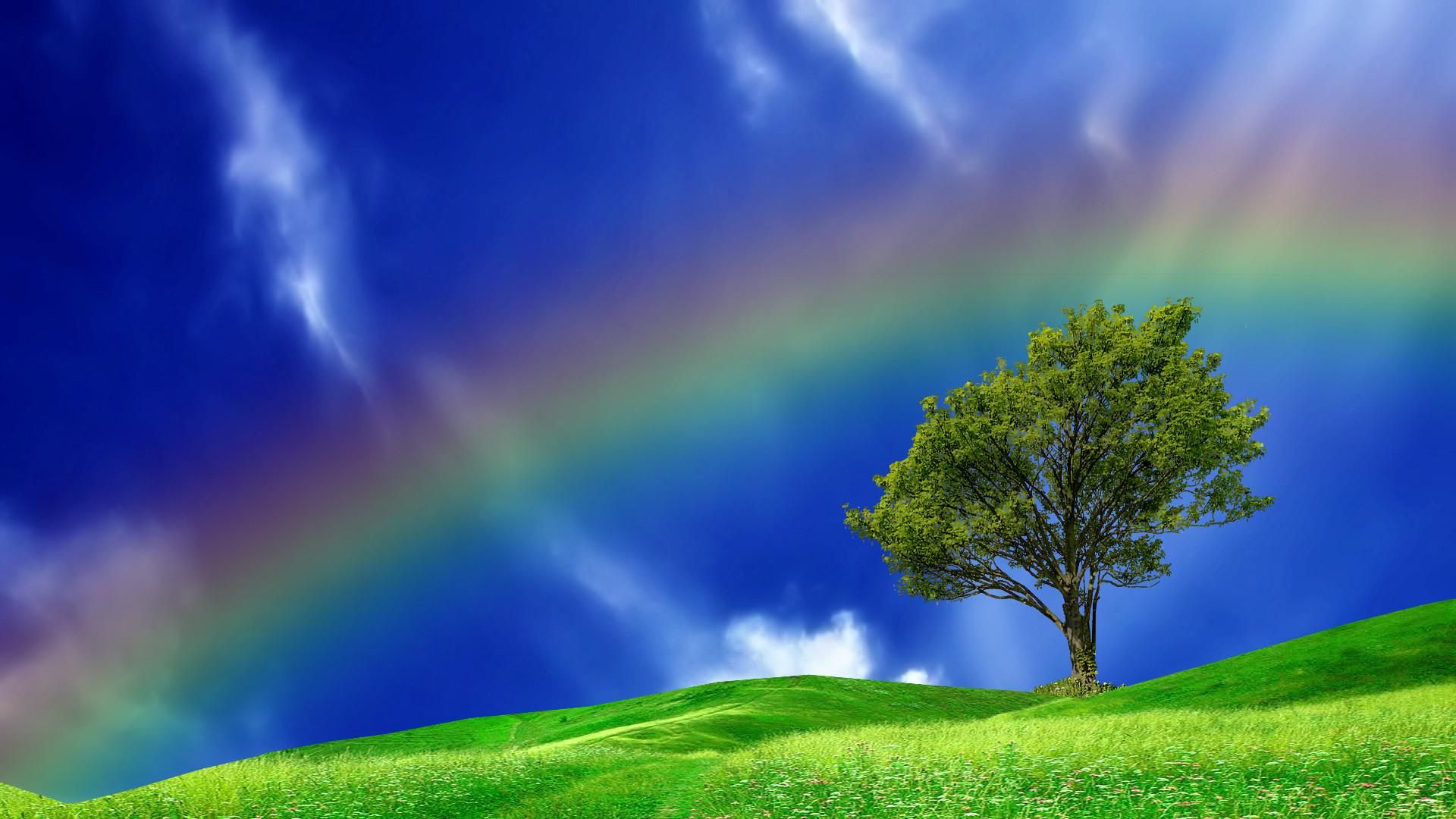1920x1080 Rainbow Background